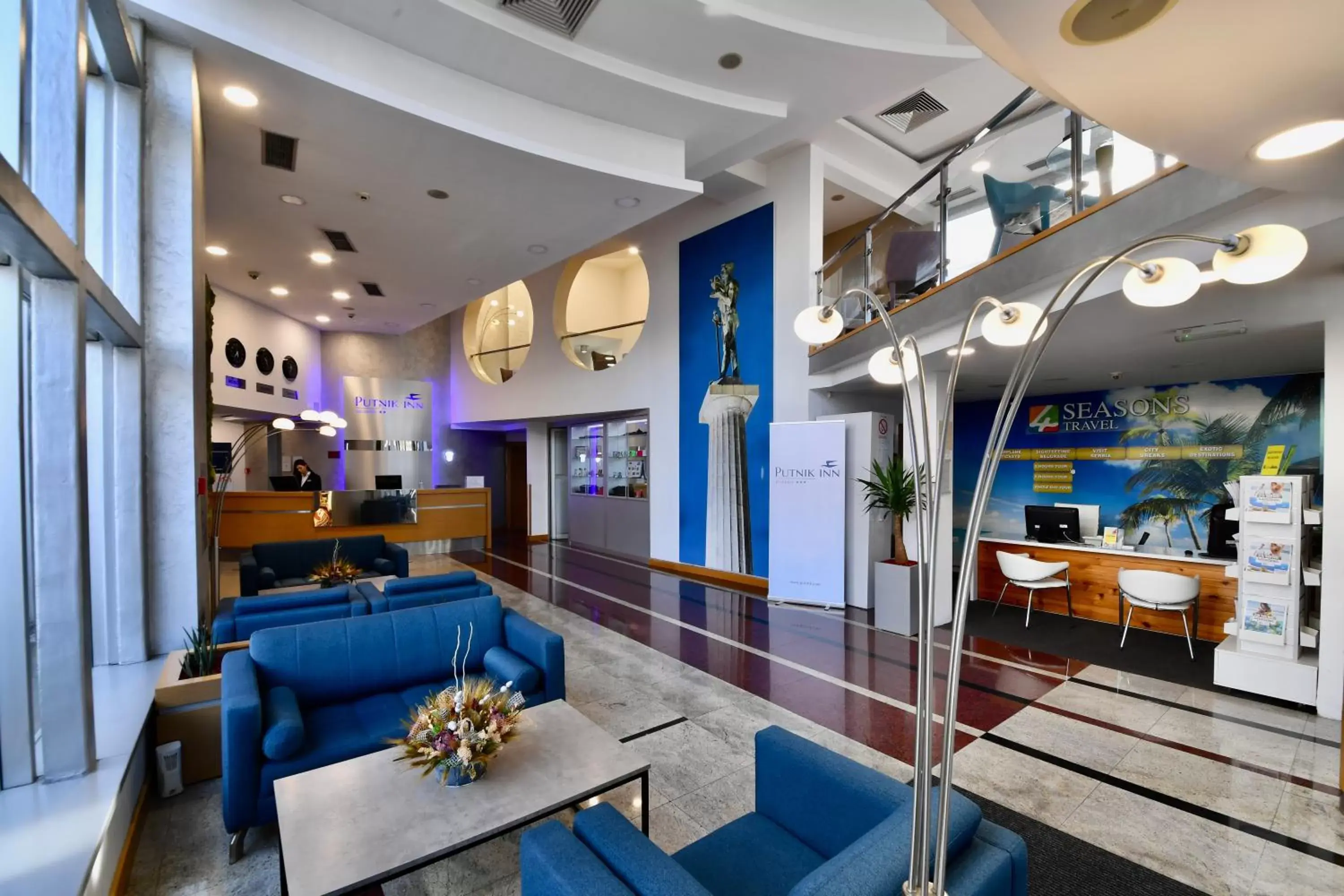 Lobby or reception in Putnik Inn Belgrade Lobby or reception in Putnik Inn Belgrade