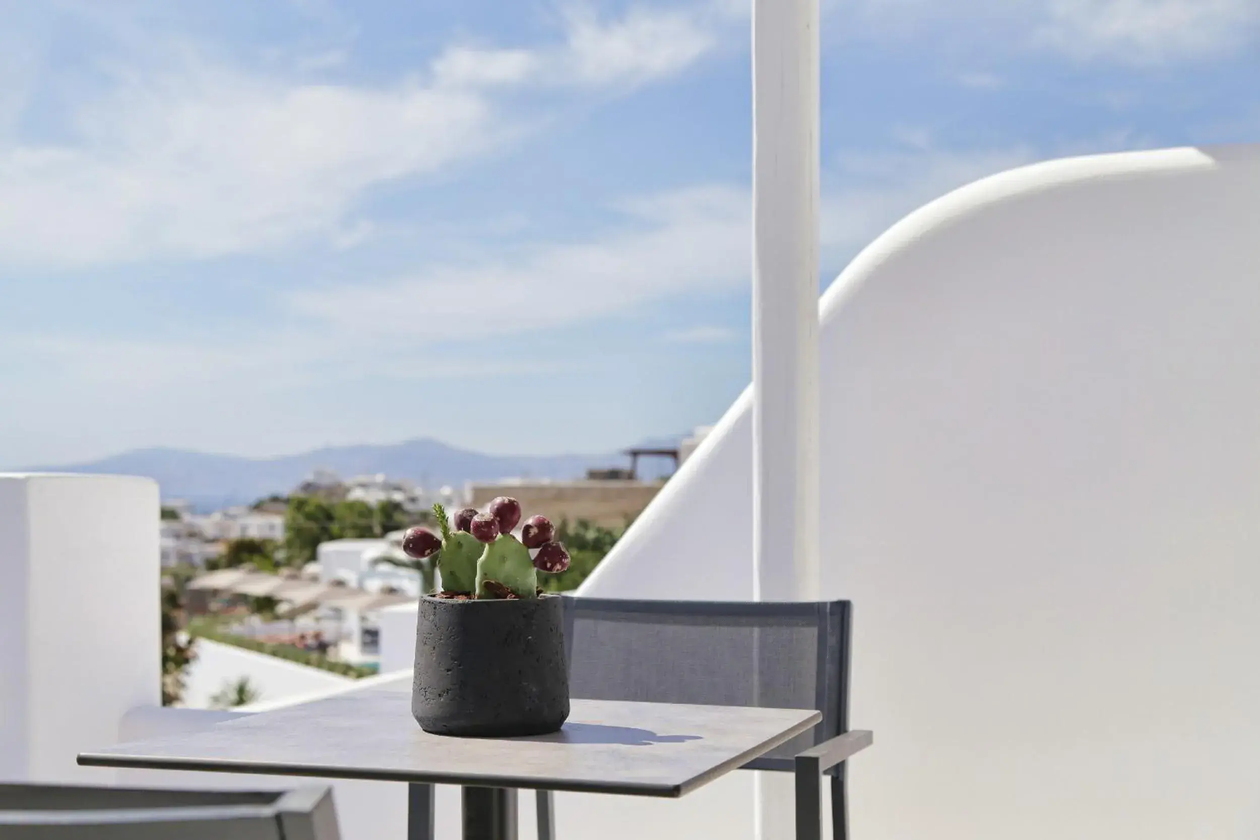 Balcony/Terrace, Patio/Outdoor Area in Livin Mykonos Hotel