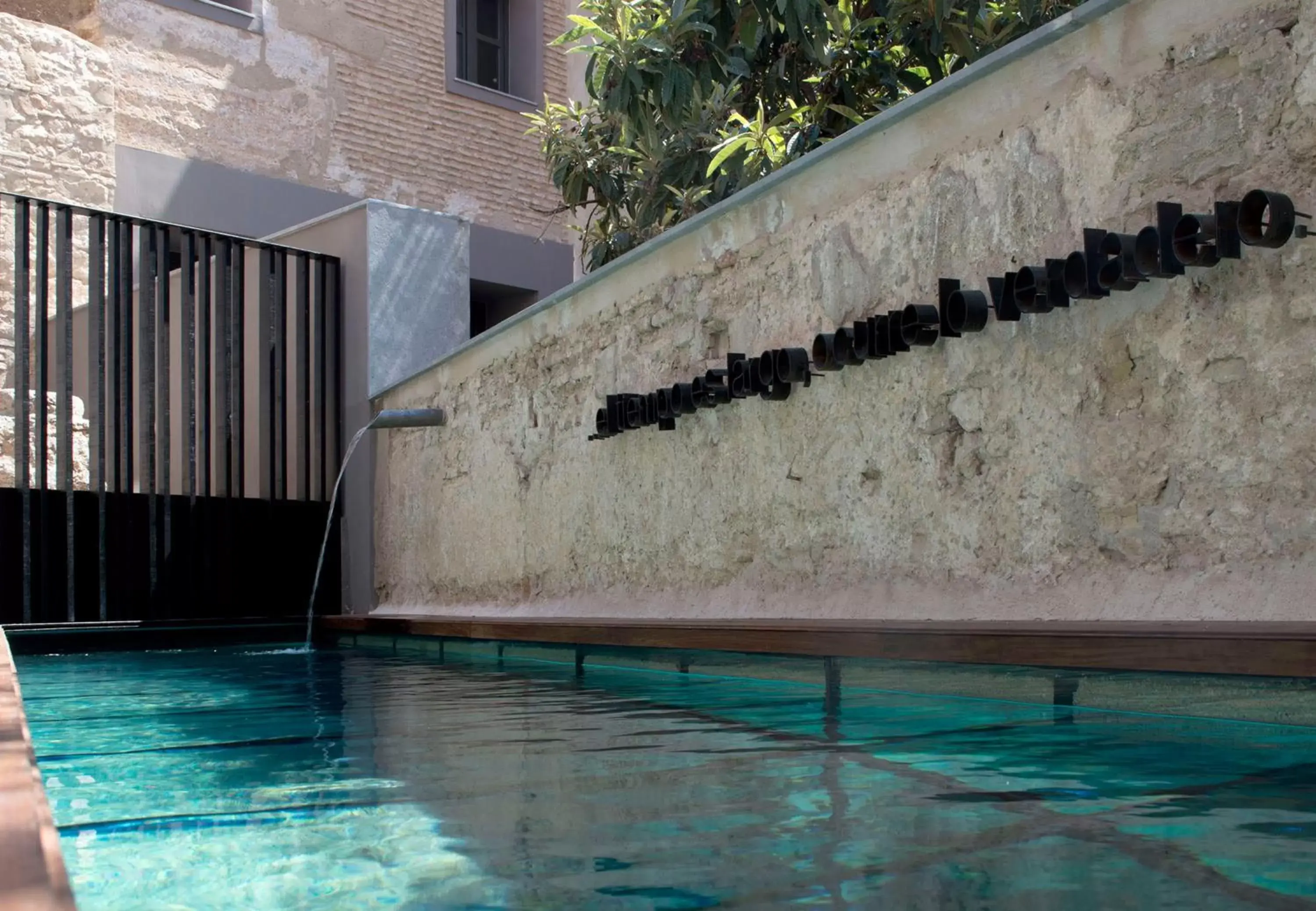 Decorative detail, Swimming Pool in Caro Hotel