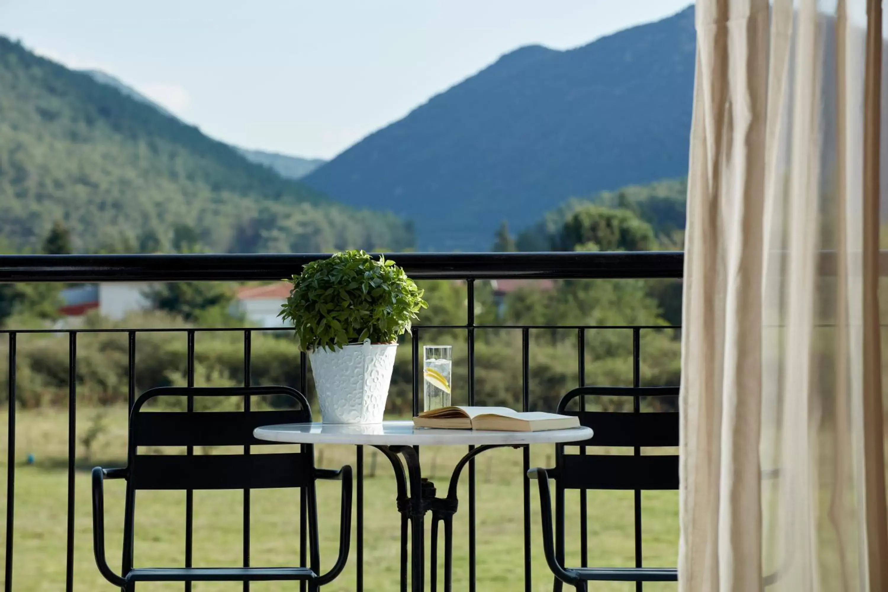 View (from property/room), Balcony/Terrace in Aar Hotel & Spa Ioannina