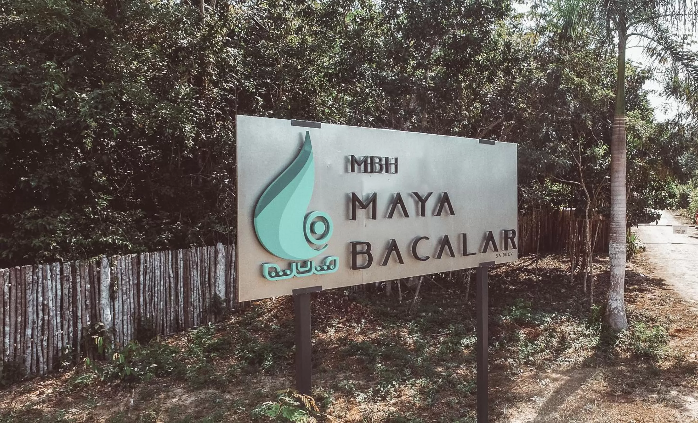Property logo or sign in MBH Maya Bacalar Hotel Boutique