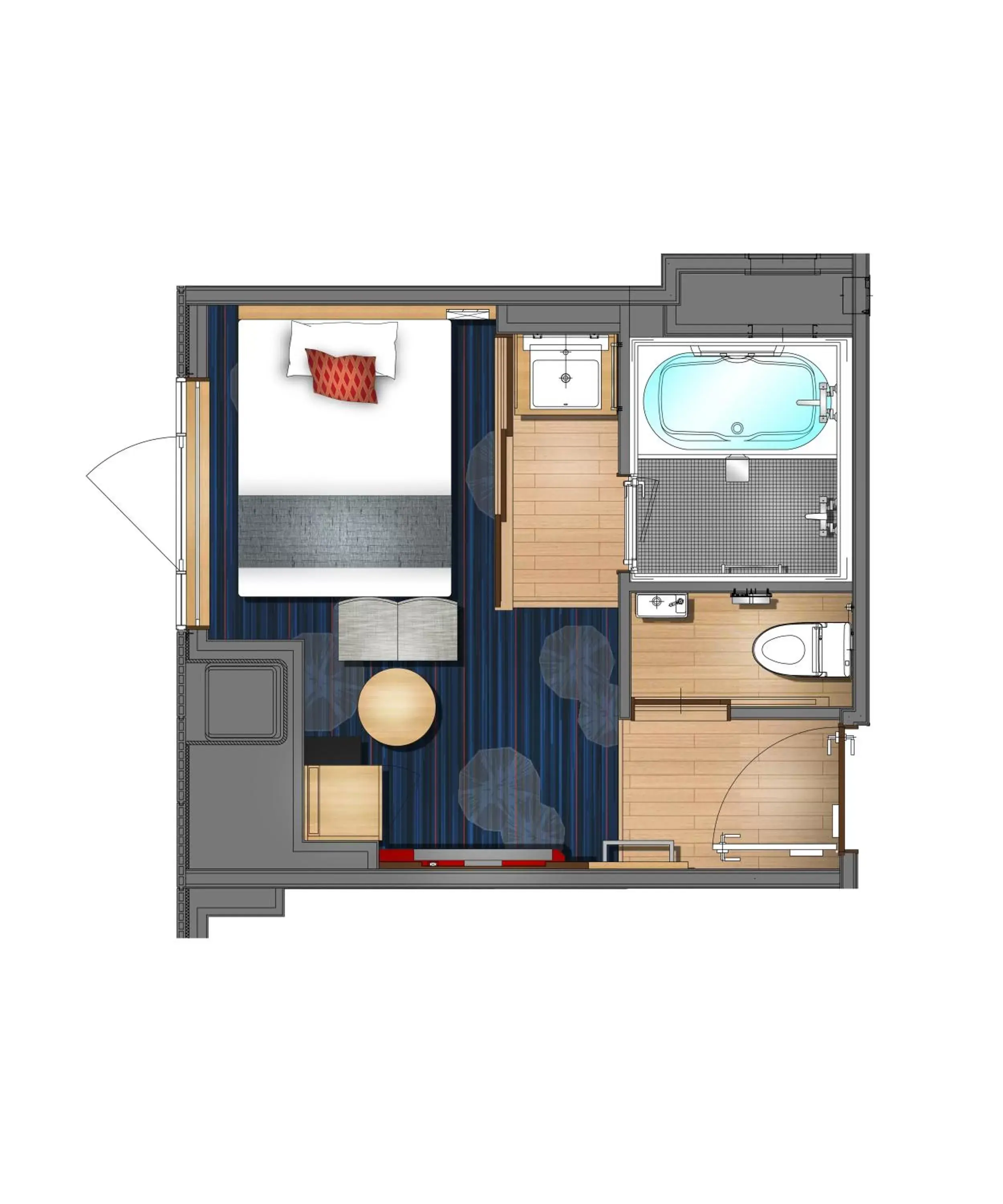 Floor Plan in Rihga Gran Kyoto