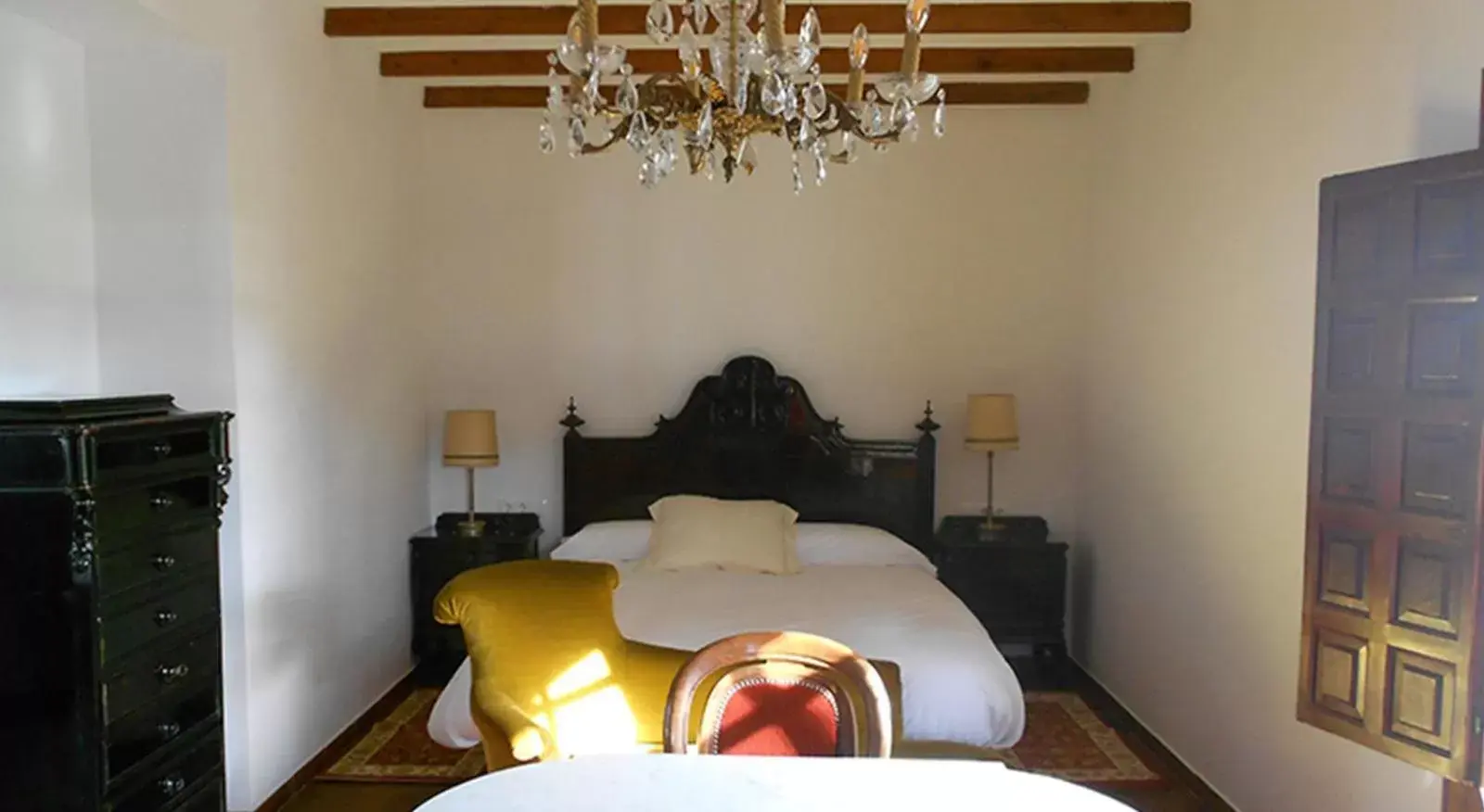 Bedroom, Bed in El Sequer Casa Rural