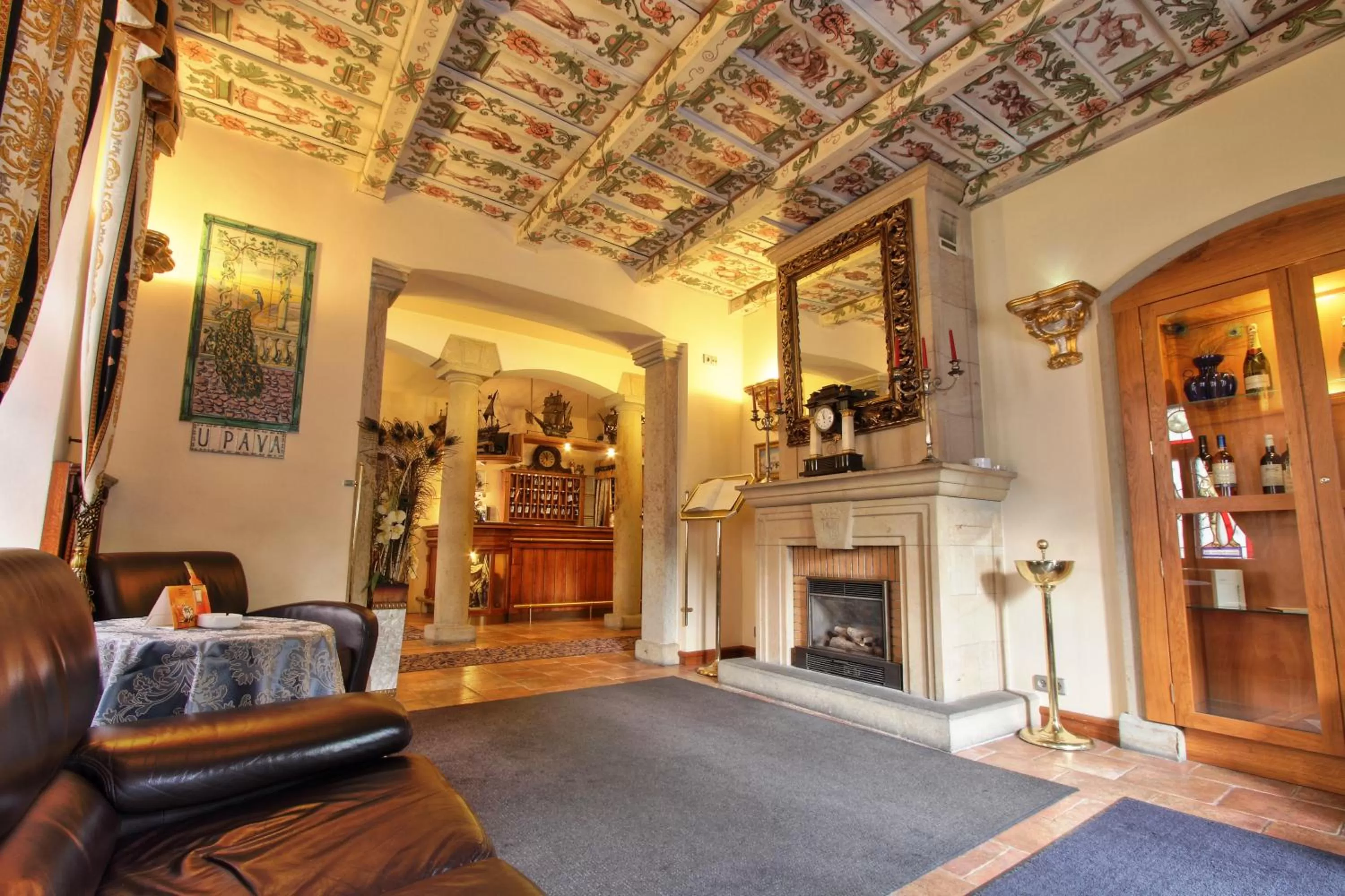 Lobby or reception in U Páva