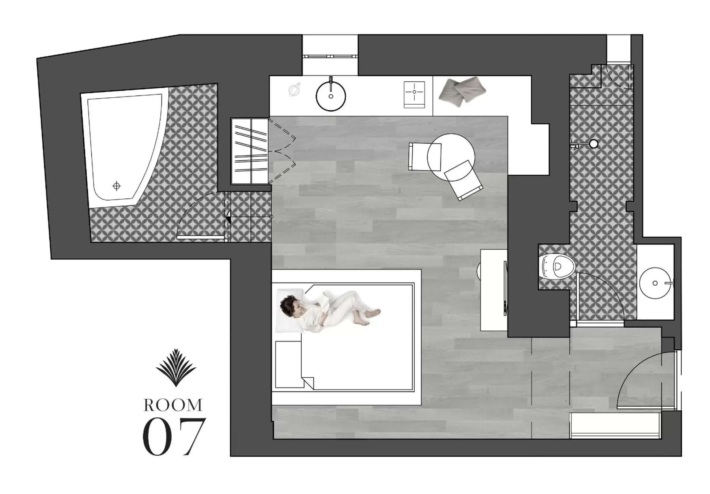 Floor Plan in The Anthemion House