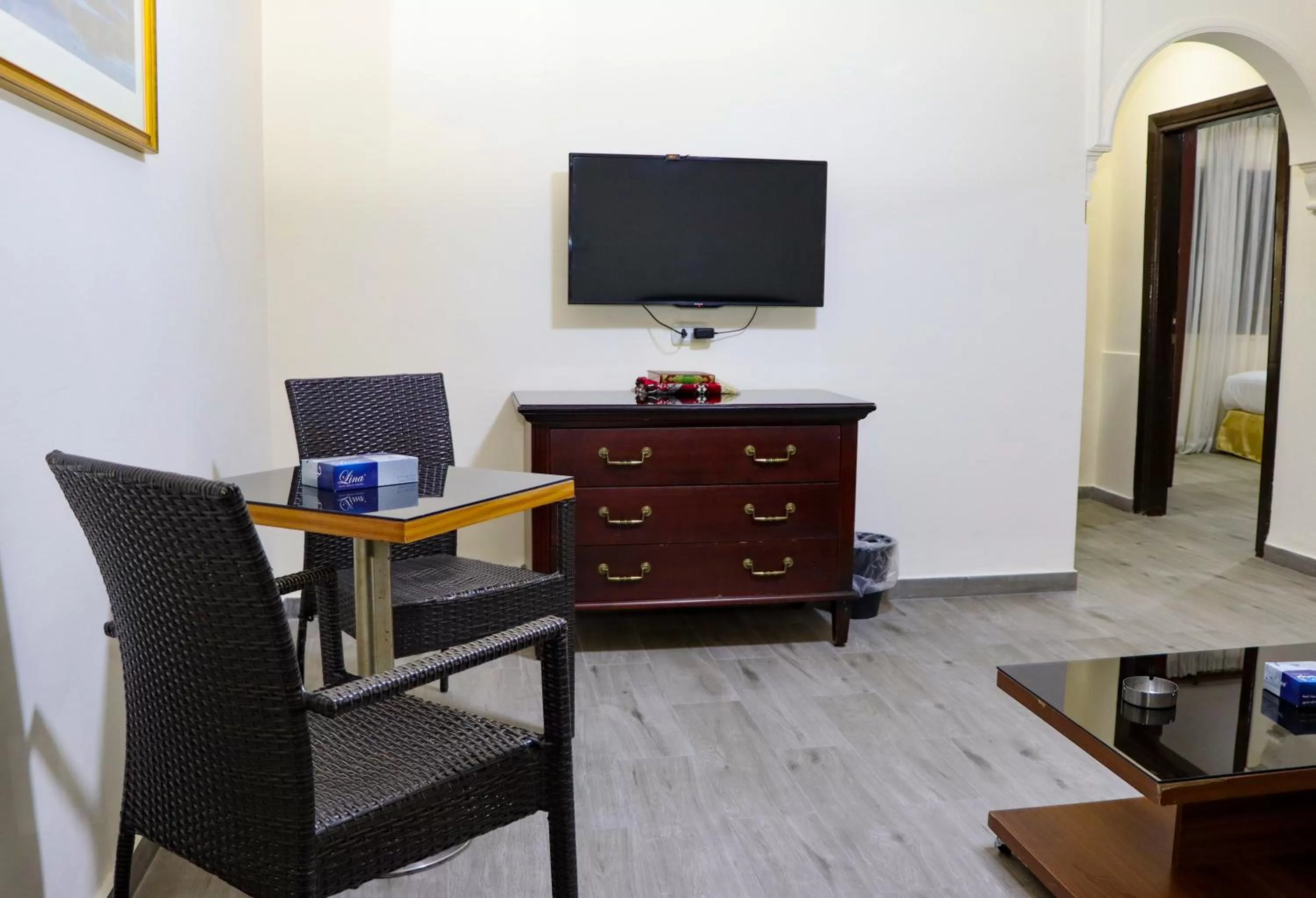 Communal lounge/ TV room in Al Jamal Suites