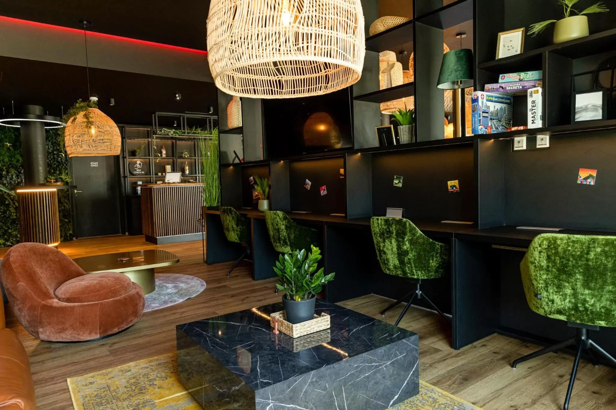 Lobby or reception in Rioca Munich Posto 3