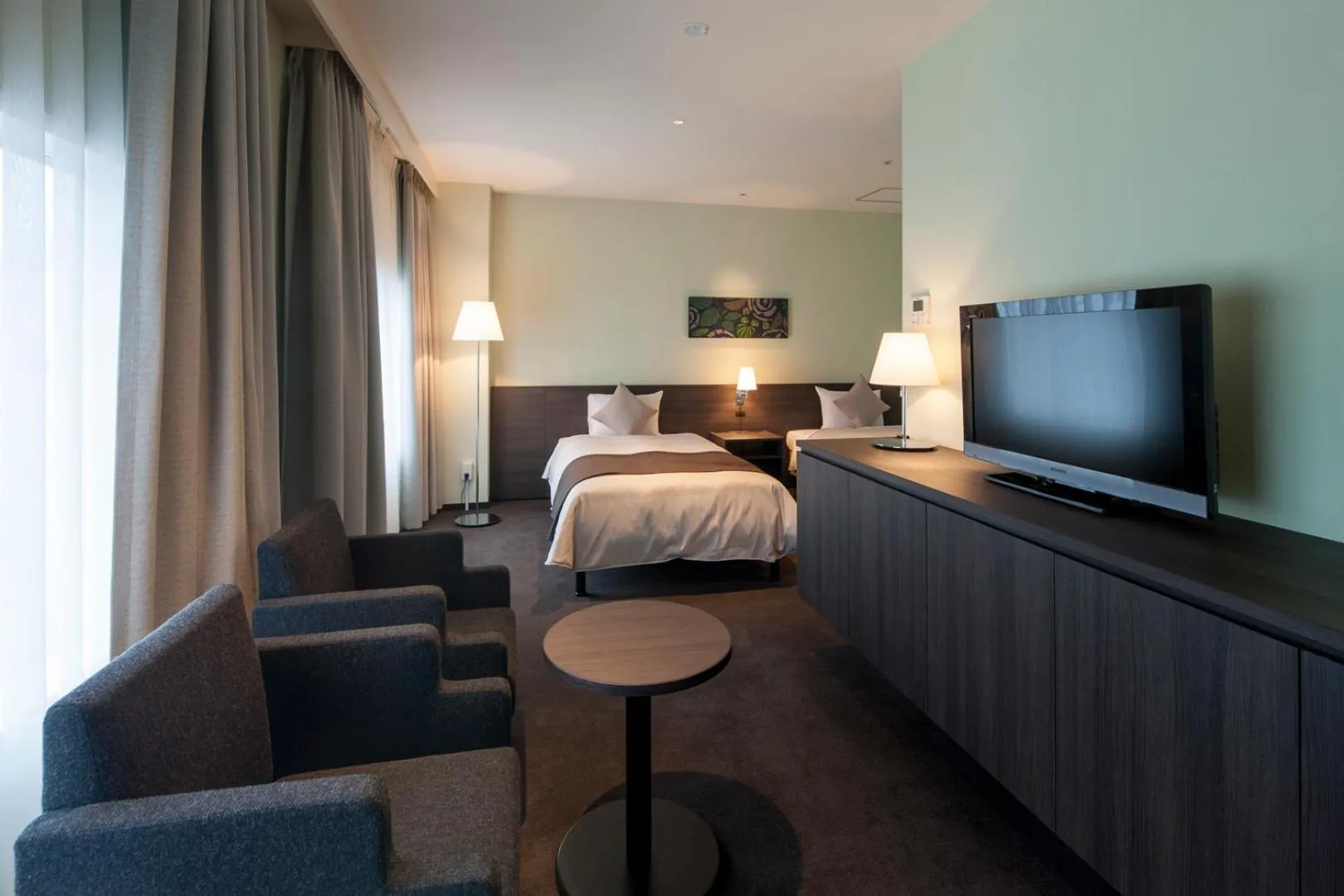 Bed in Ginza Grand Hotel