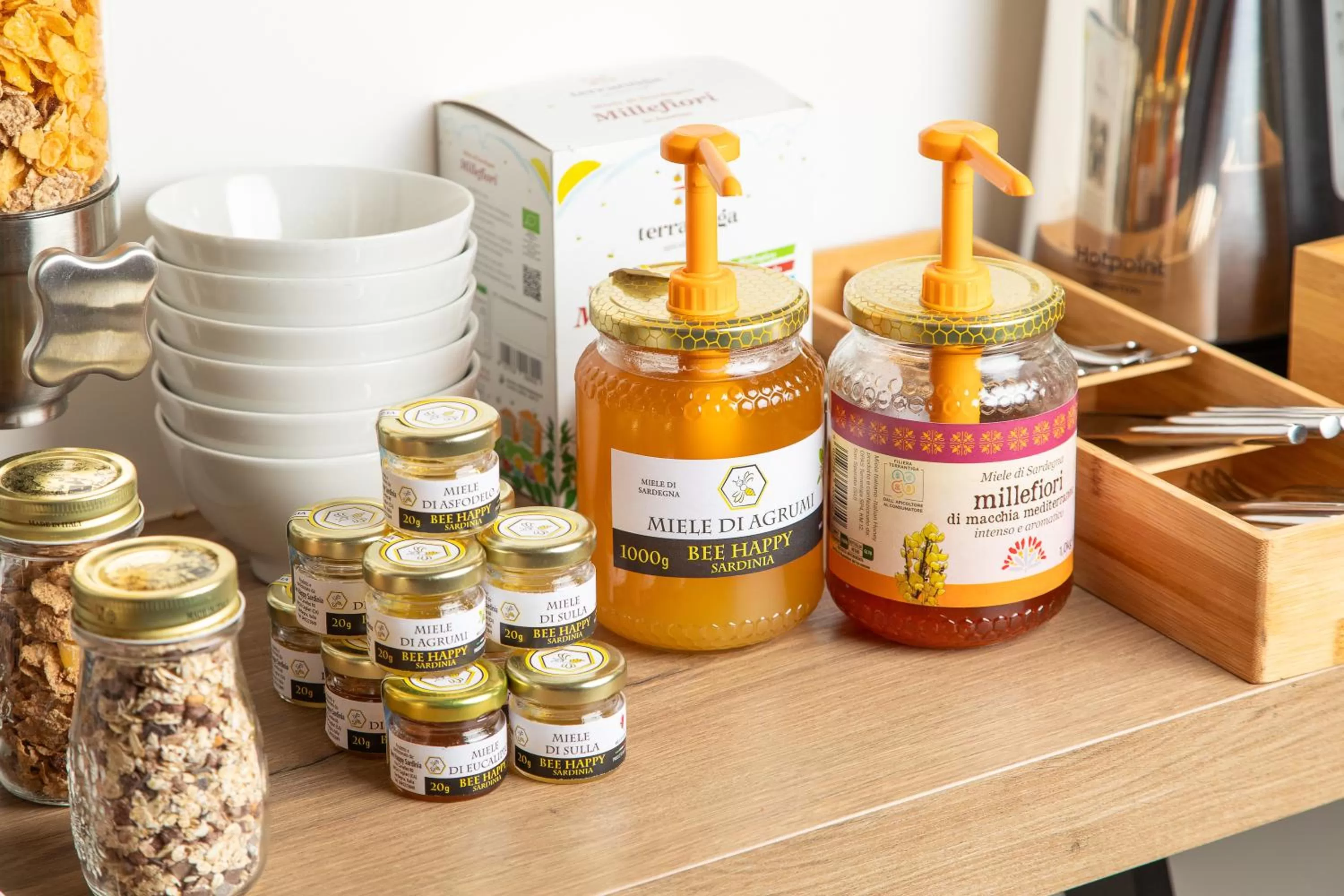 Food and drinks in La Locanda d'Oro