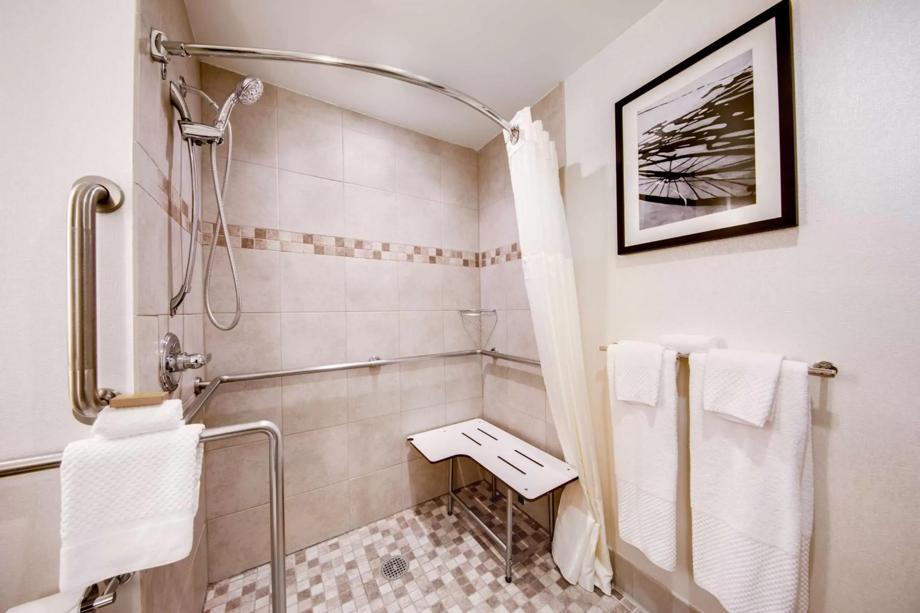 Bathroom in DoubleTree by Hilton Hotel & Suites Jersey City