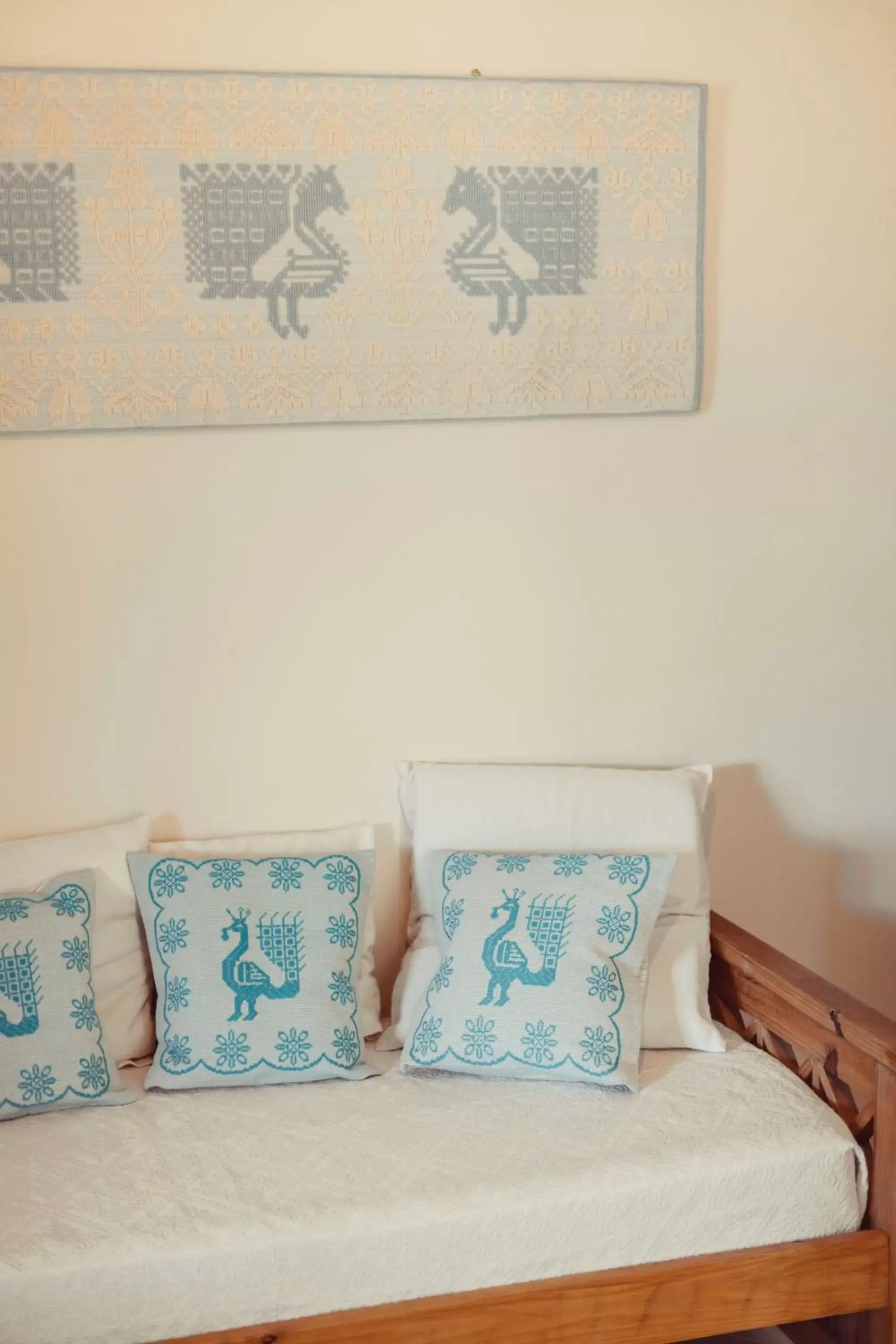 Decorative detail, Bed in b&b Artemisia