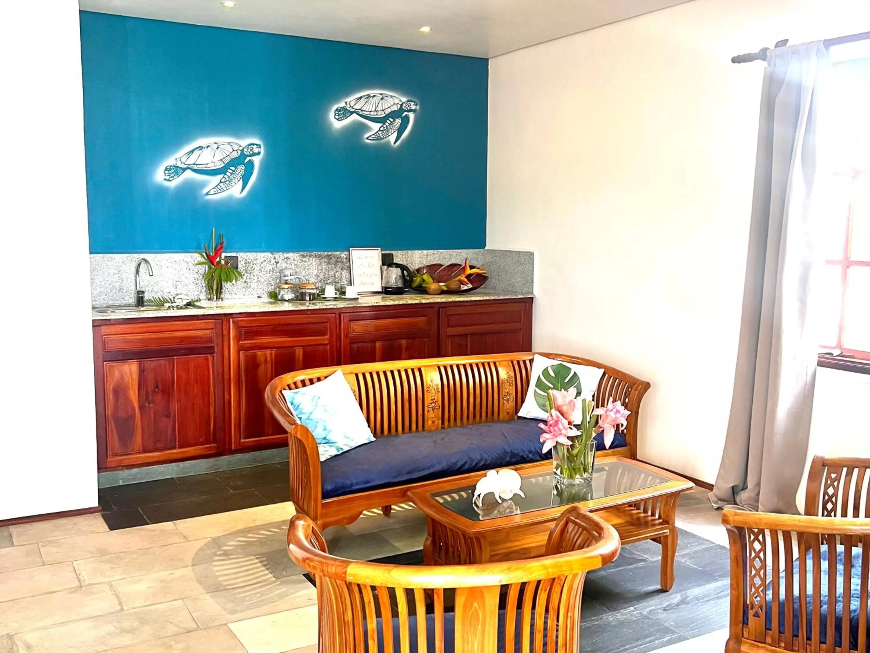 Seating area in Hilltop Boutique Hotel