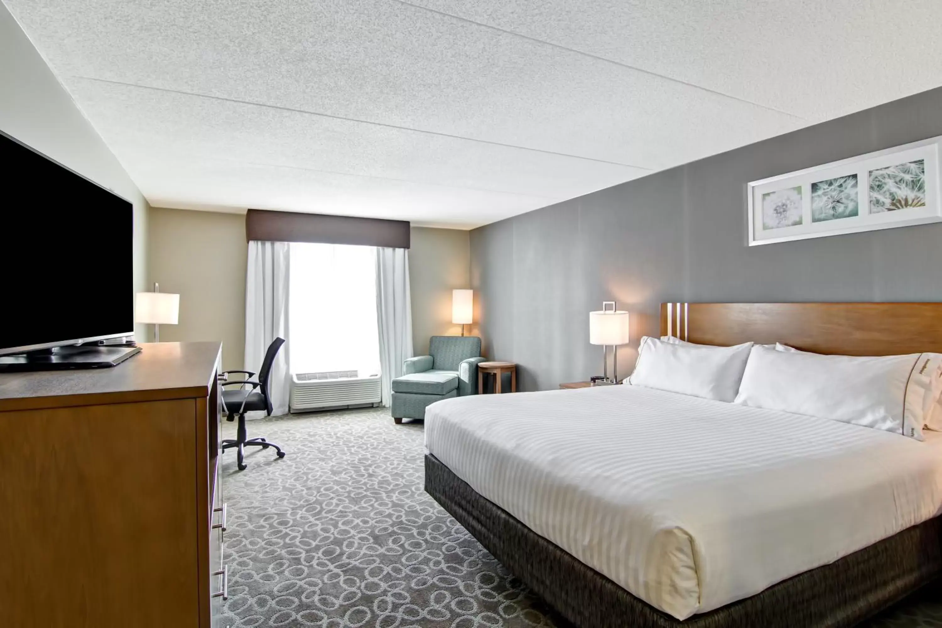 Photo of the whole room, Bed in Holiday Inn Express & Suites Oshawa Downtown - Toronto Area, an IHG Hotel