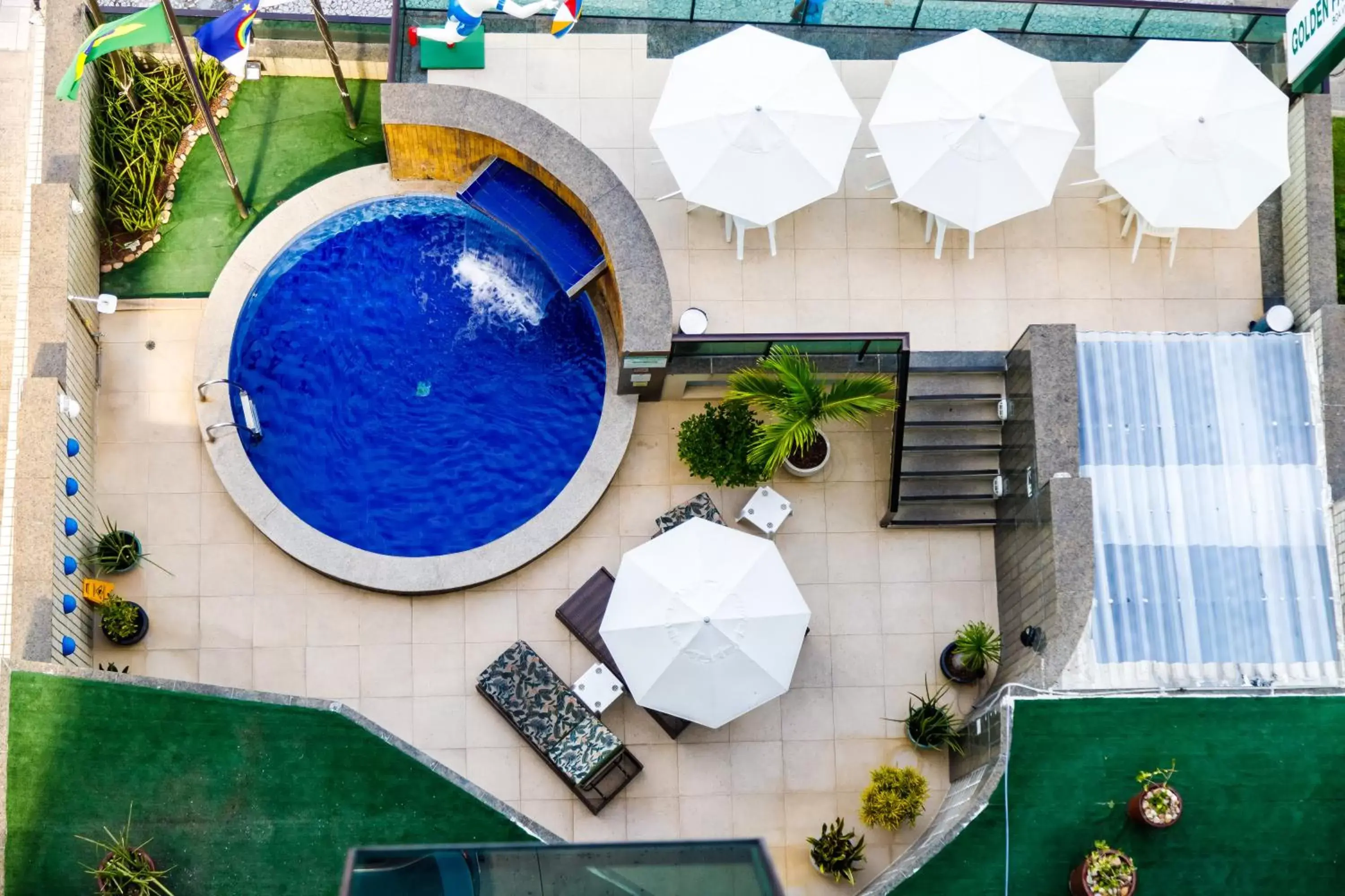 Swimming pool, Pool View in Golden Park Recife Boa Viagem