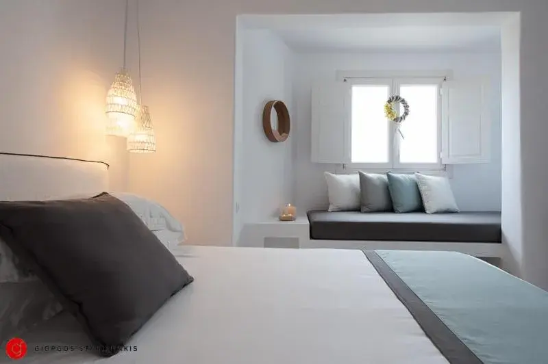 Bed in A Hotel Mykonos