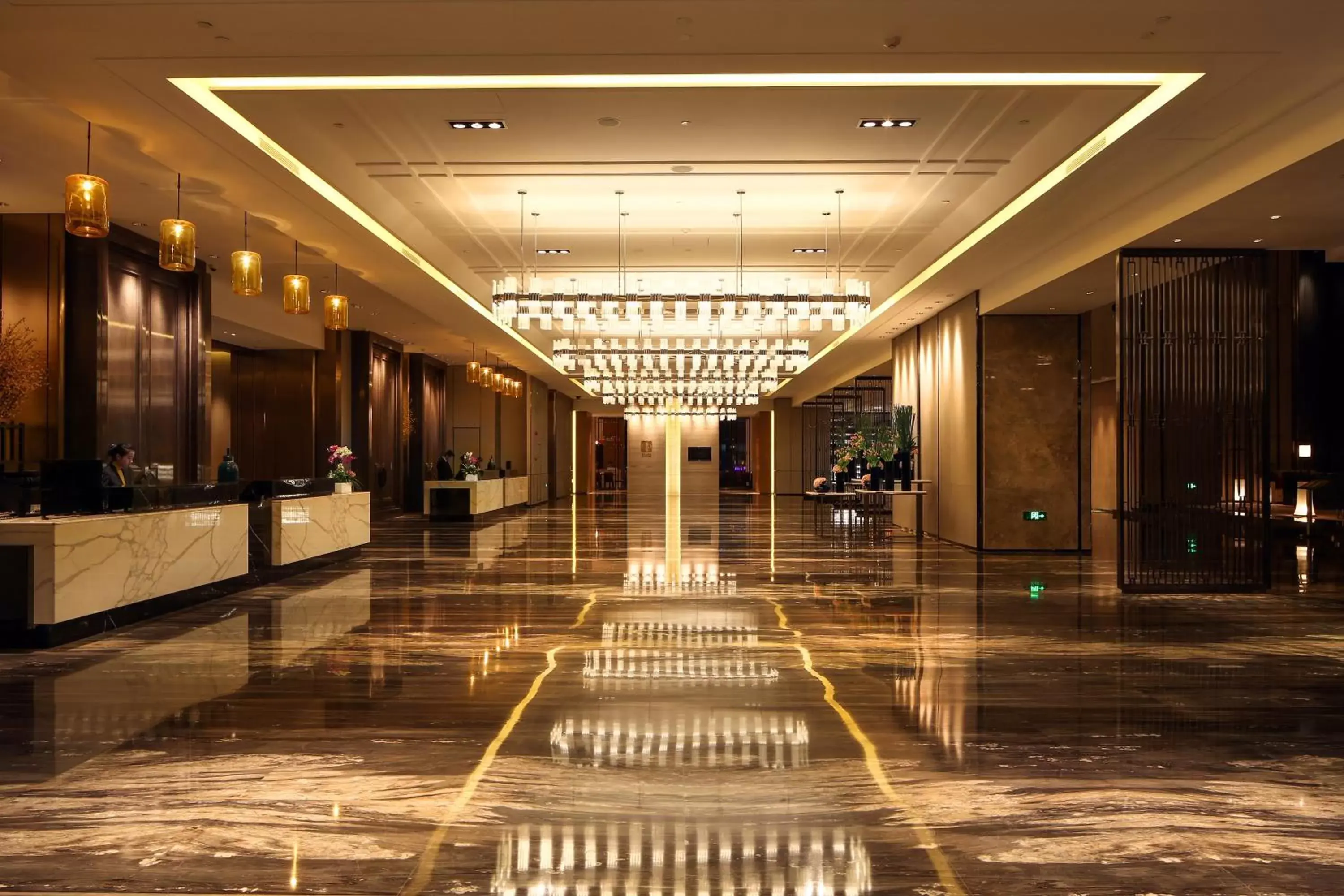 Decorative detail, Lobby/Reception in Grand Metropark Hotel Beijing