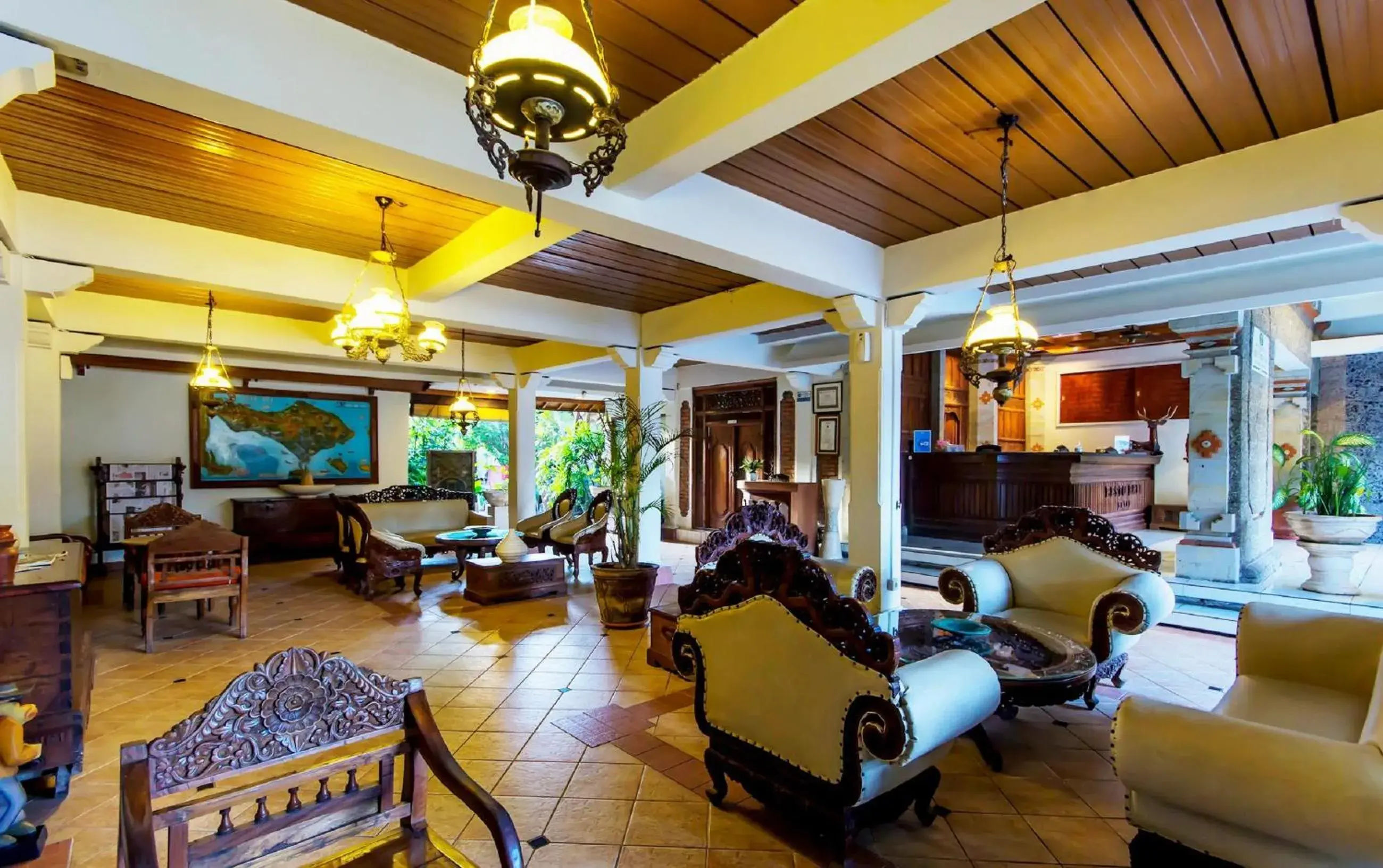 Lobby or reception in Restu Bali Hotel