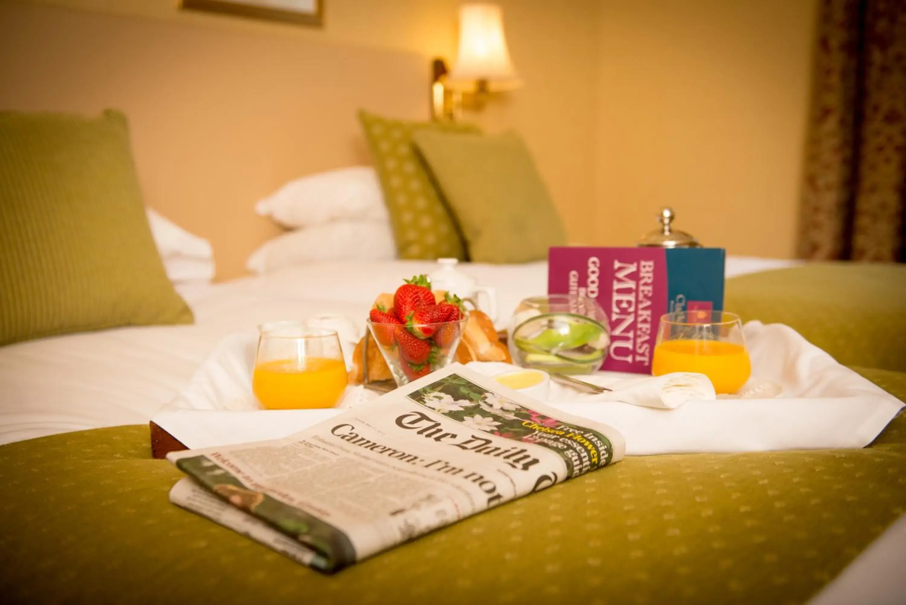 Bed in Glen-Yr-Afon House Hotel