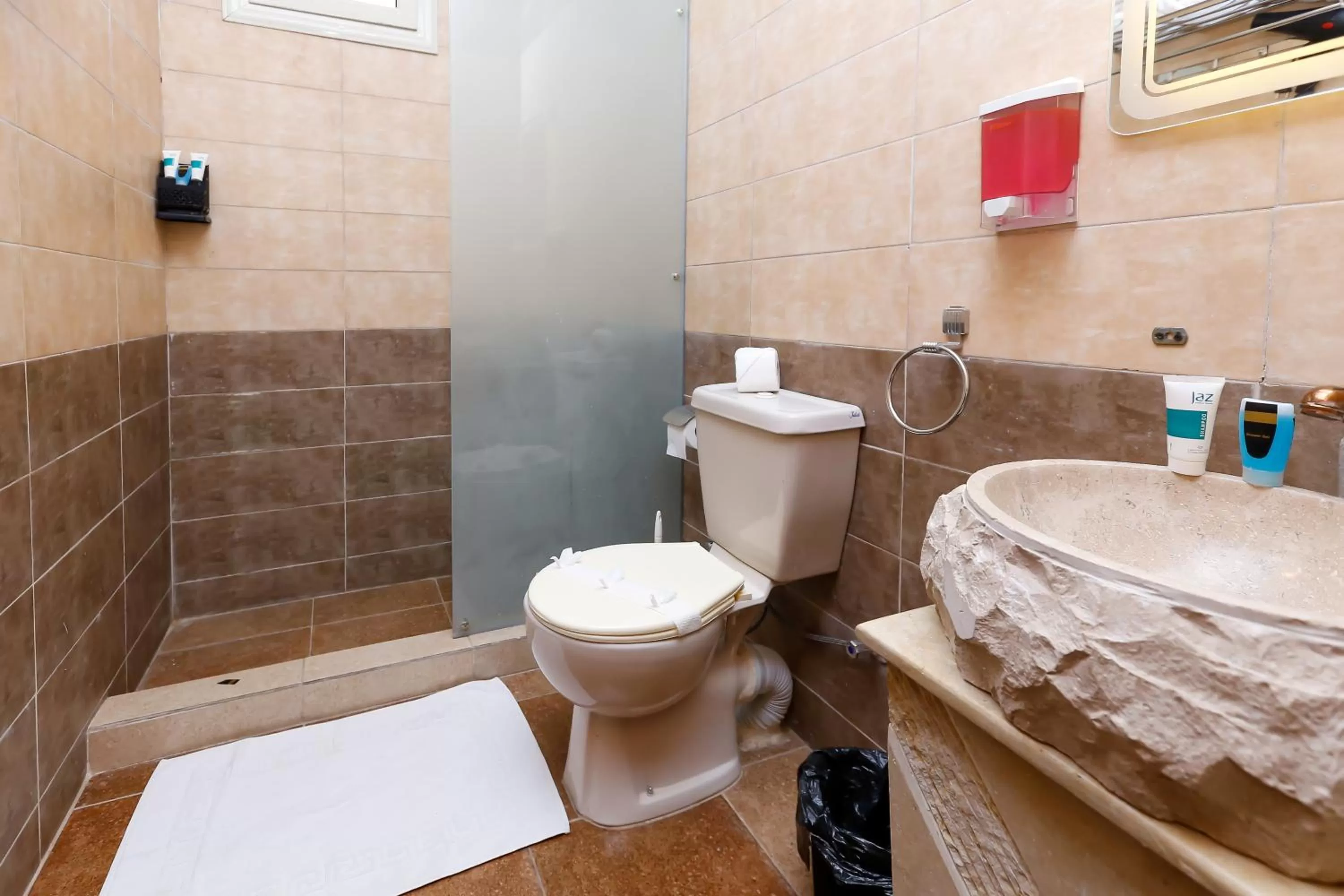 Toilet, Bathroom in King Cheops Inn - Pyramid View