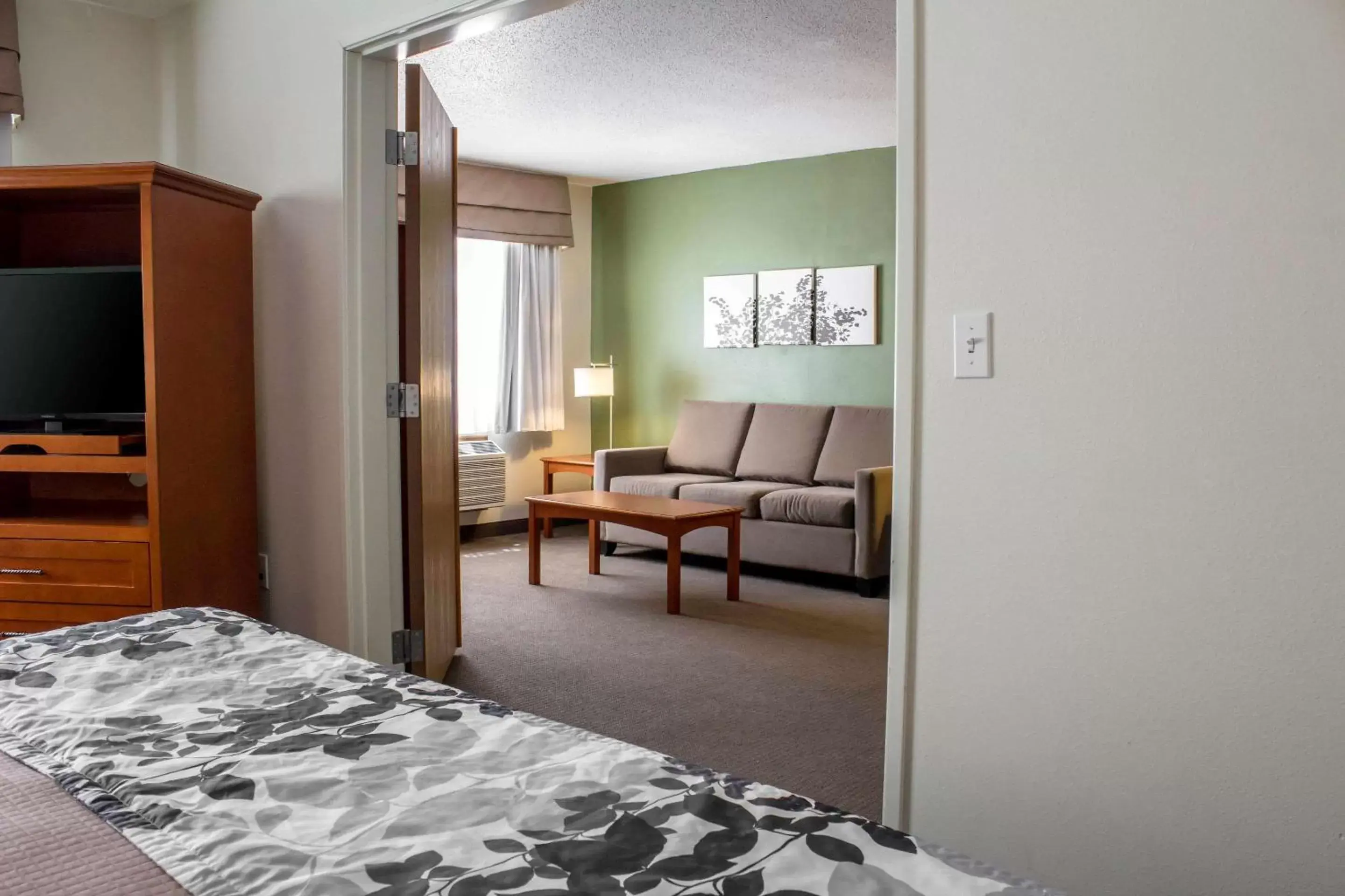 Photo of the whole room, Bed in Sleep Inn & Suites Charles City