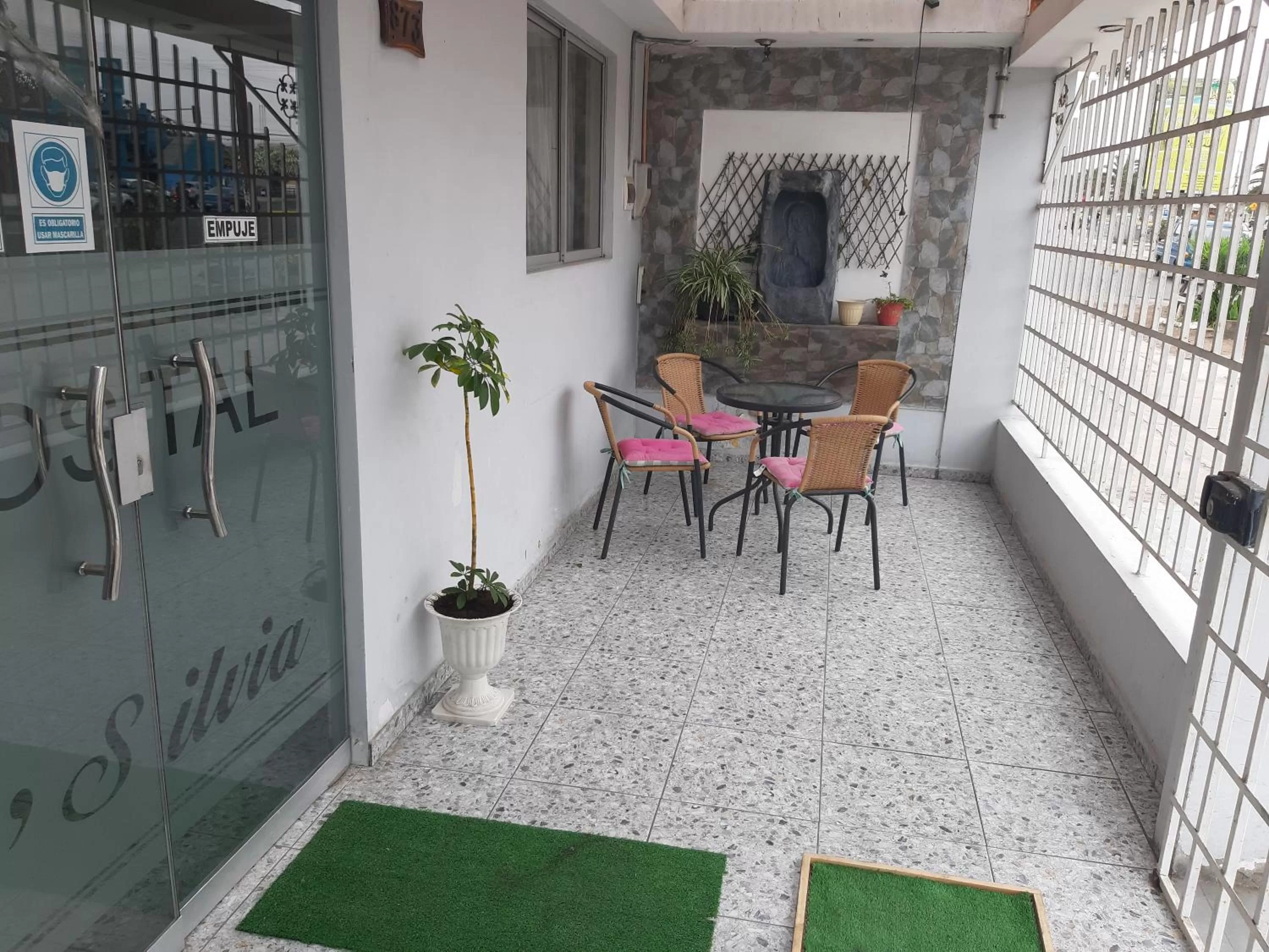 Balcony/Terrace in Hostal D' Silvia