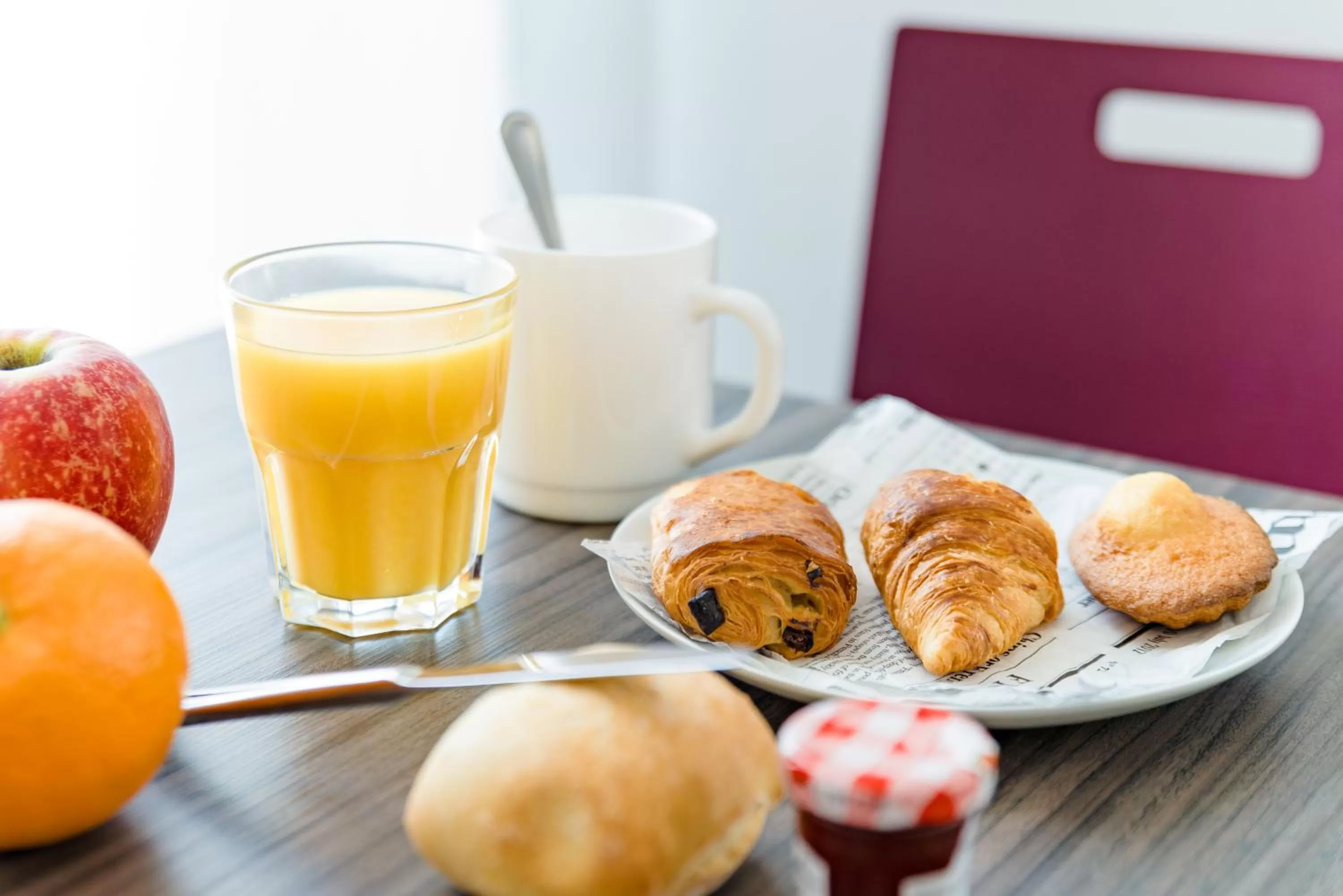 Breakfast in Appart’hôtel Hevea