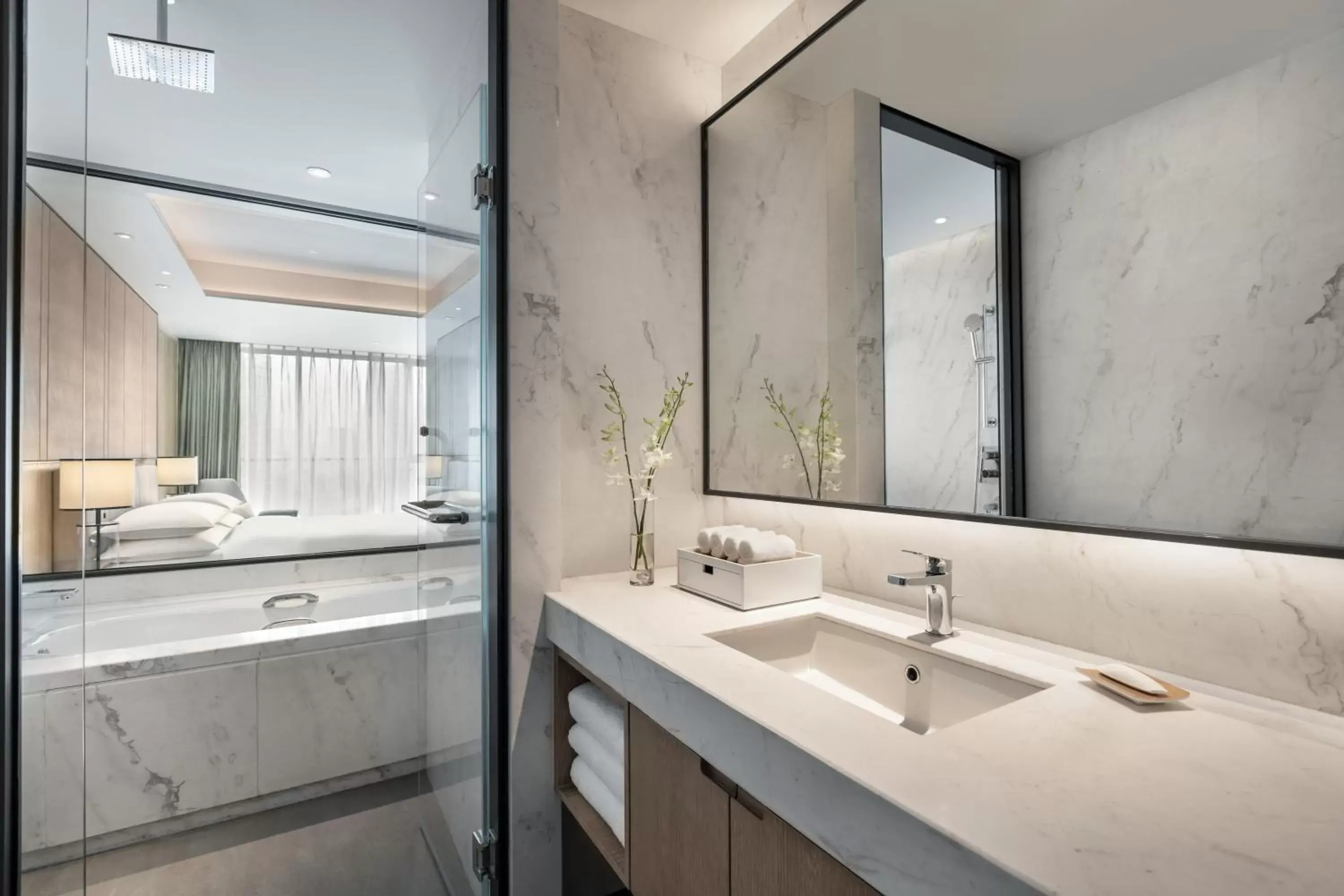 Toilet, Bathroom in Marriott Executive Apartments Chongqing