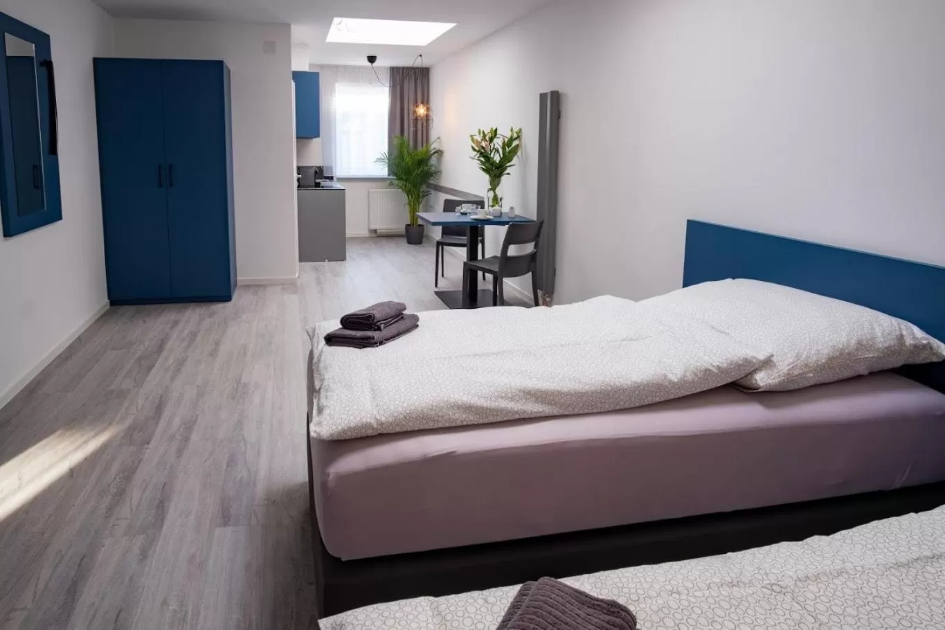 Bed in Hotel A24 bei Hamburg