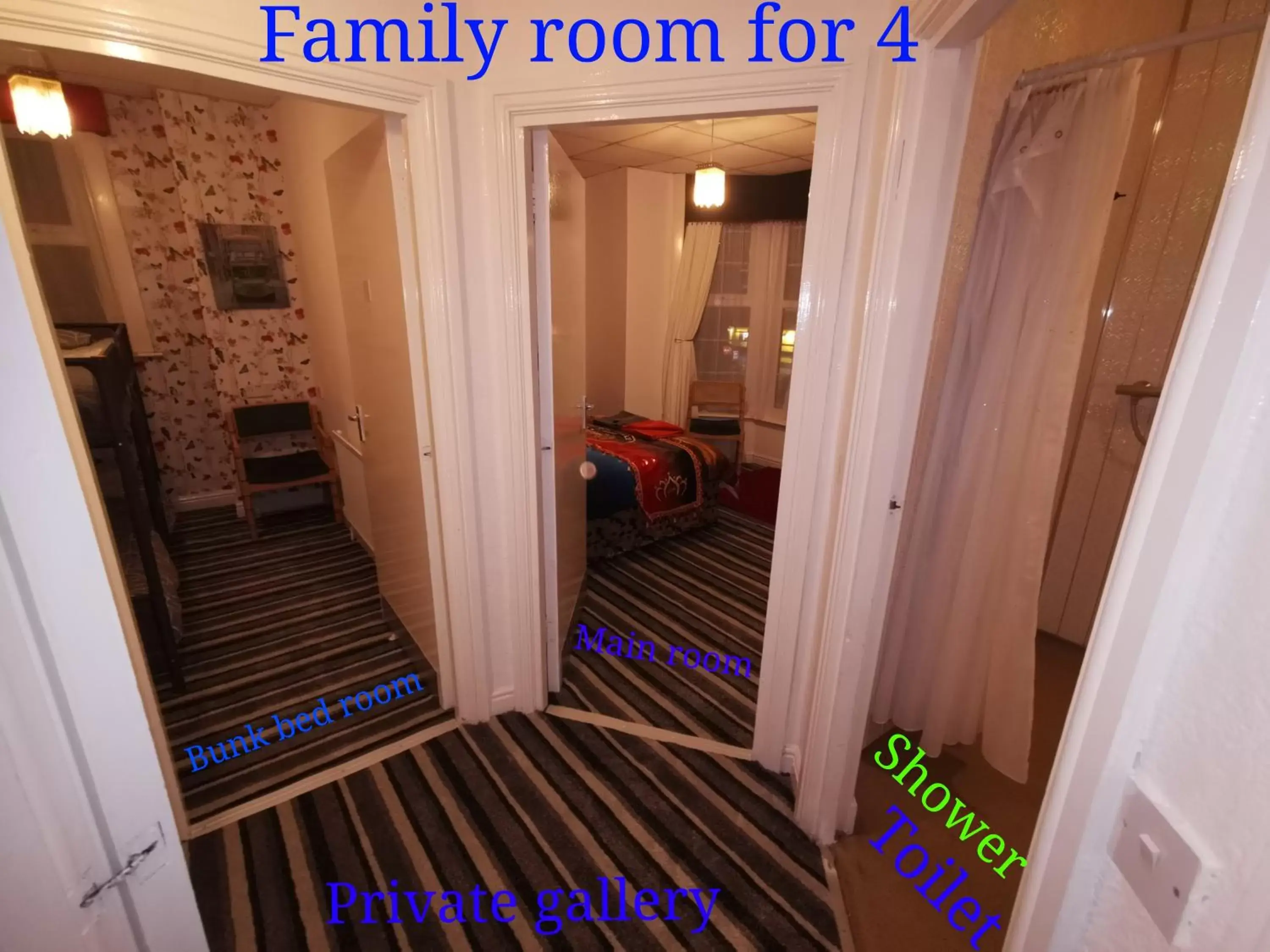 Quadruple Room in BUKHARI Hotel Quadruple Room in BUKHARI Hotel