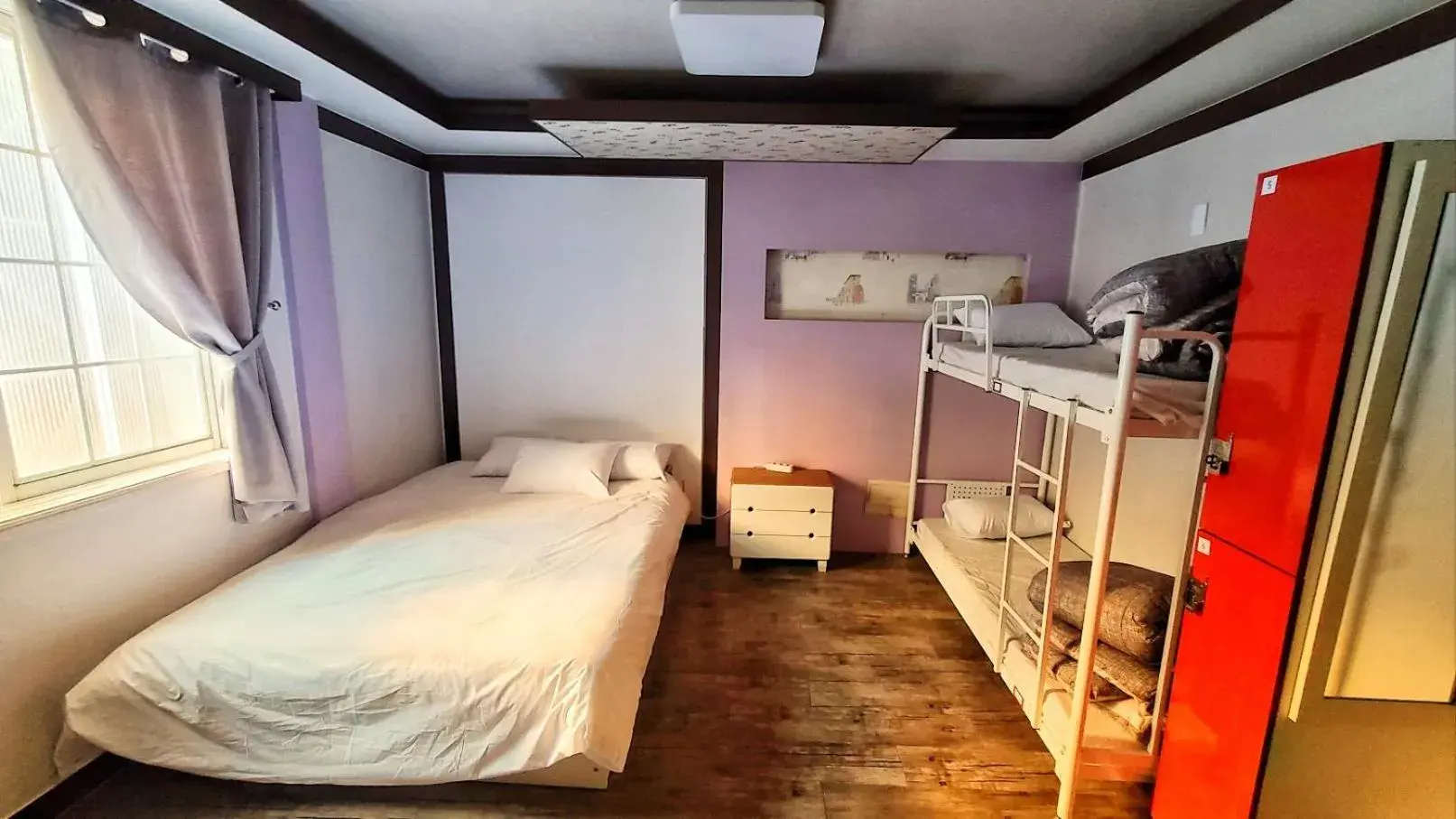 Bed in Kimchee Busan Downtown Guesthouse Bed in Kimchee Busan Downtown Guesthouse