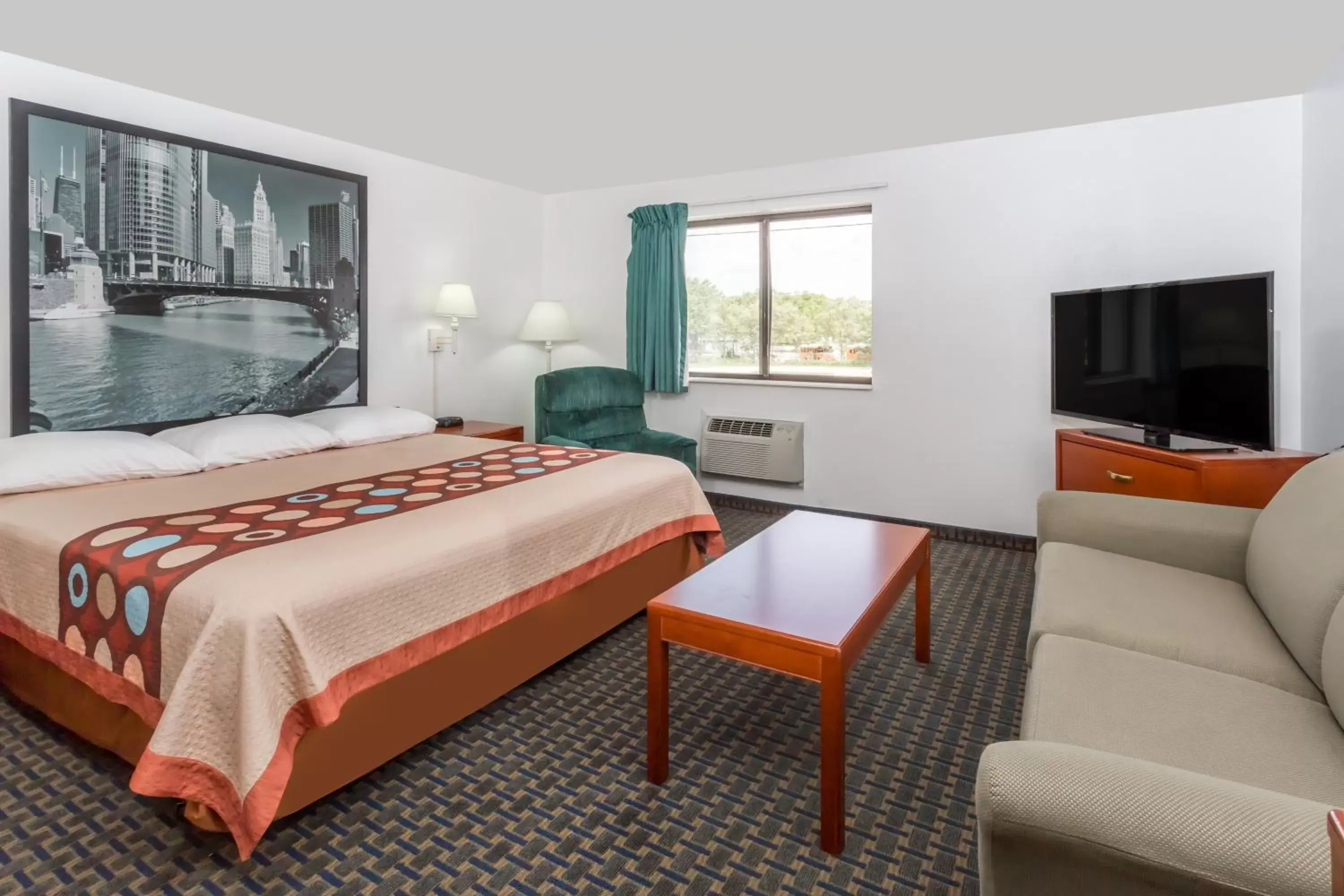 Bedroom in Super 8 by Wyndham Rock Falls Sterling Area