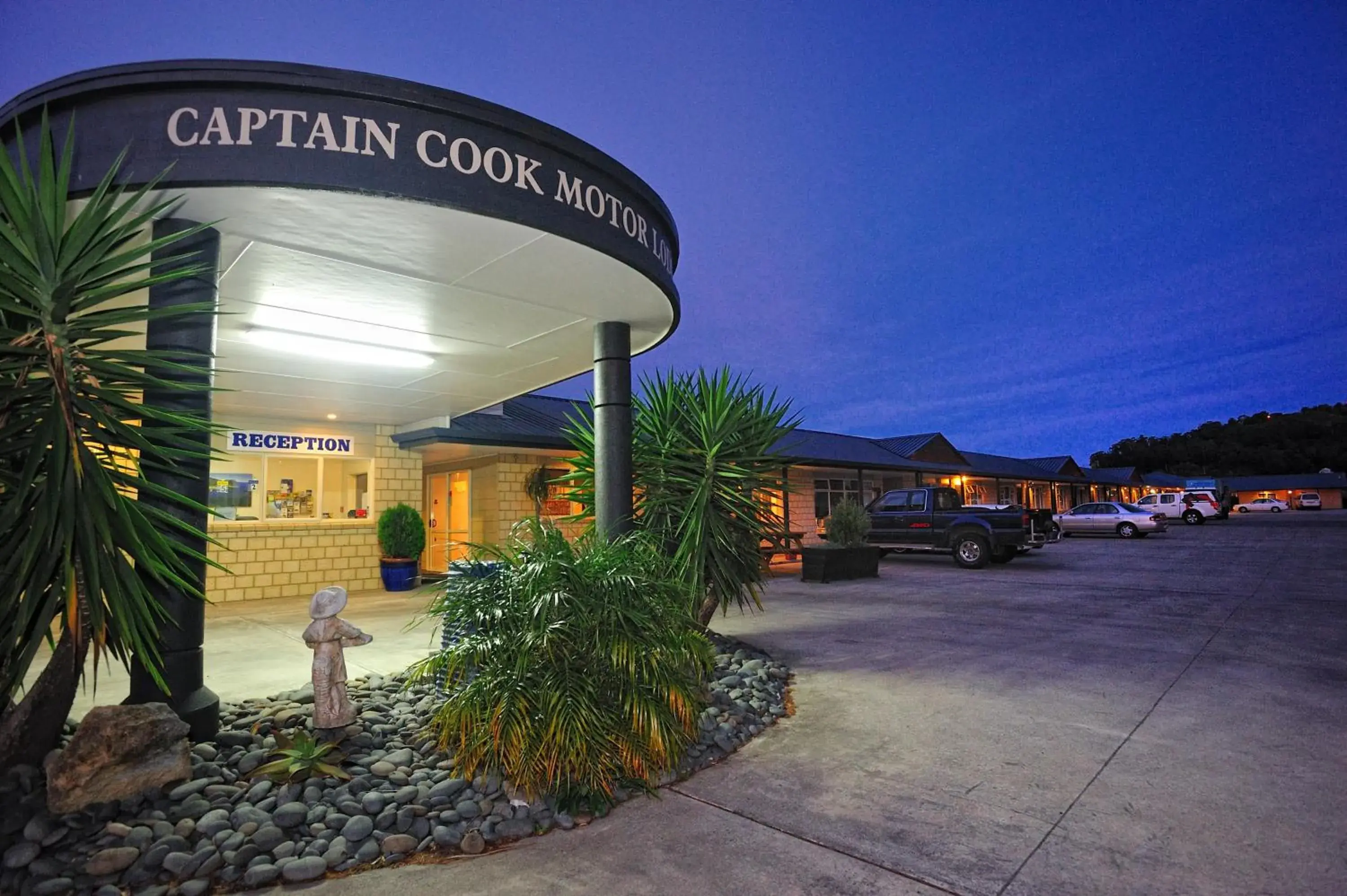 Facade/entrance in Captain Cook Motor Lodge
