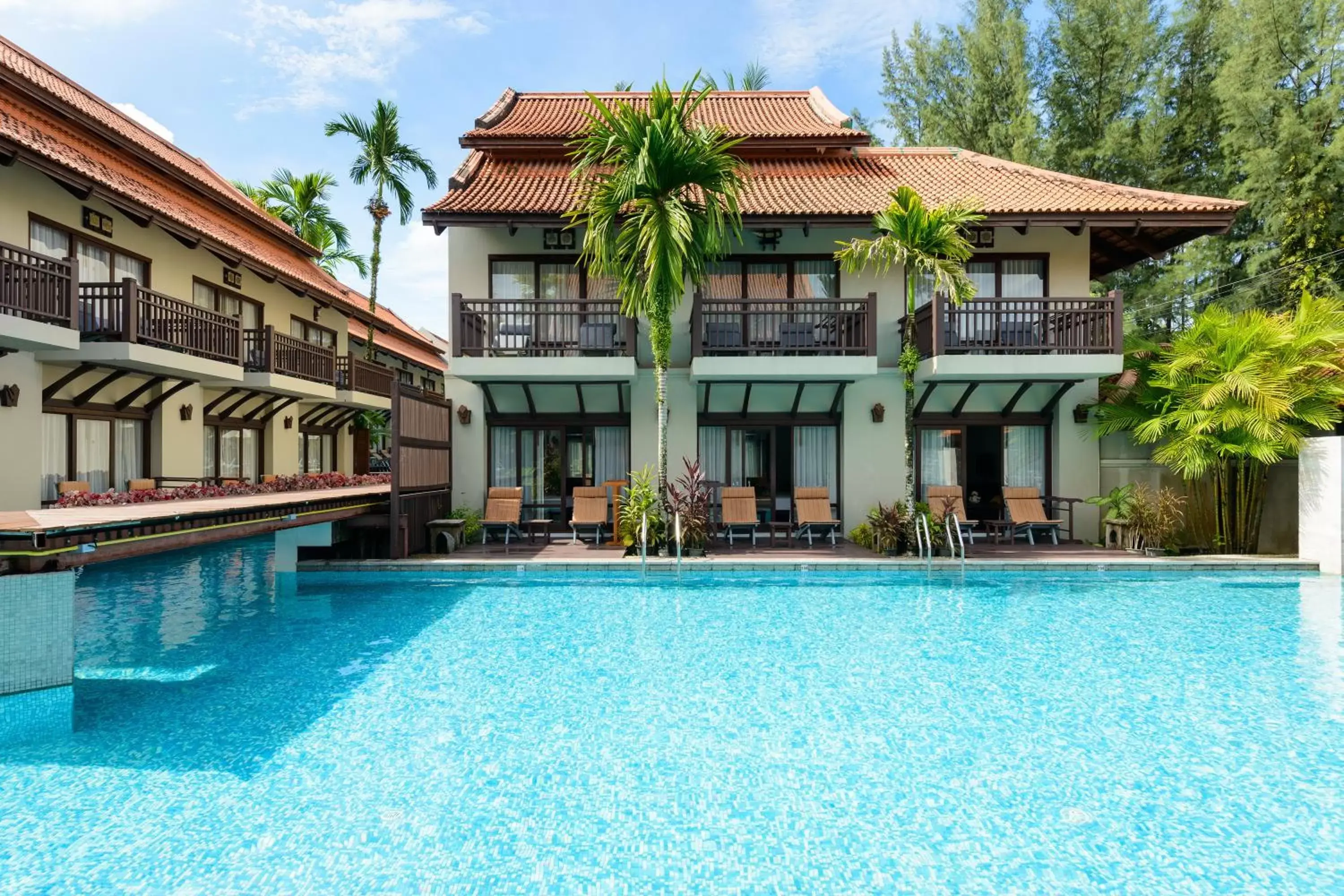 Swimming pool, Property Building in Khaolak Oriental Resort - Adult Only