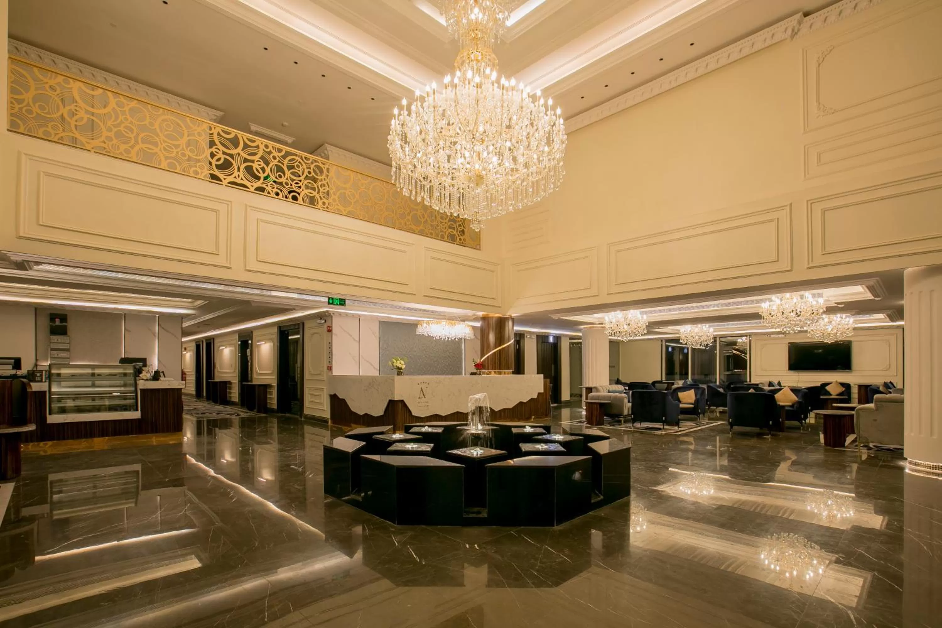 Seating area in Luxury Night Al Mounisea