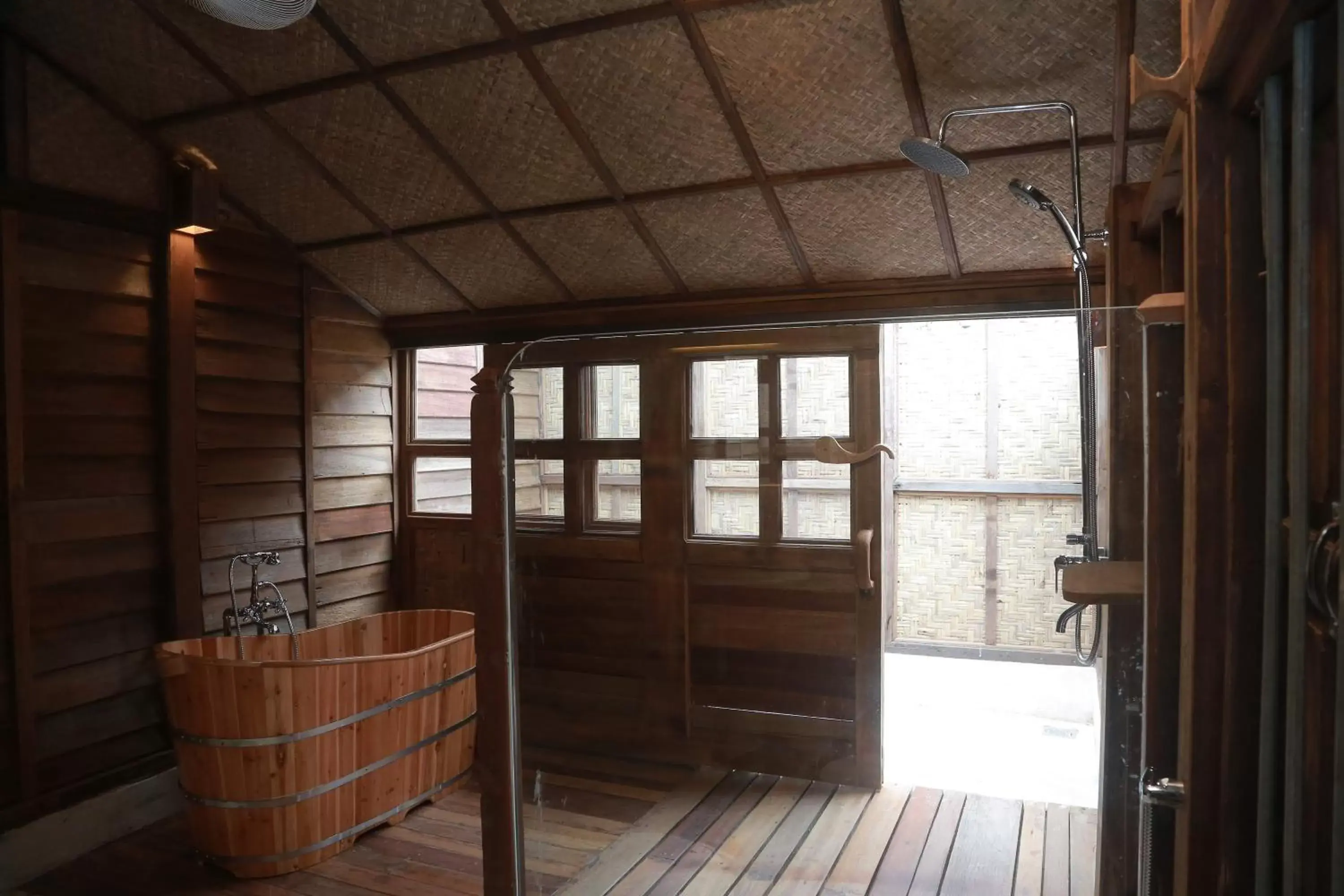 Shower in Kunang Kunang Heritage Villas