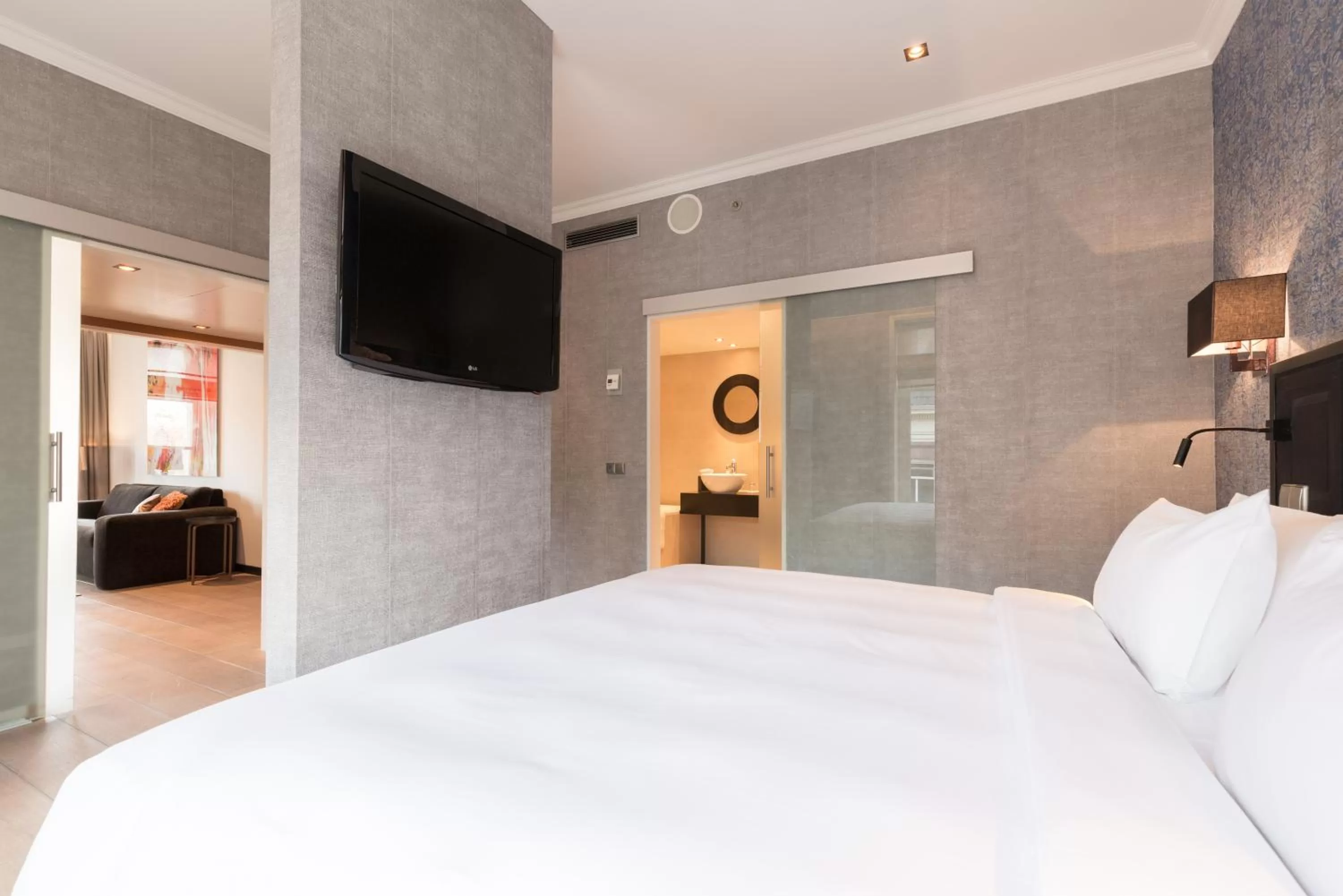 Bed in Radisson Blu Hotel, Amsterdam City Center