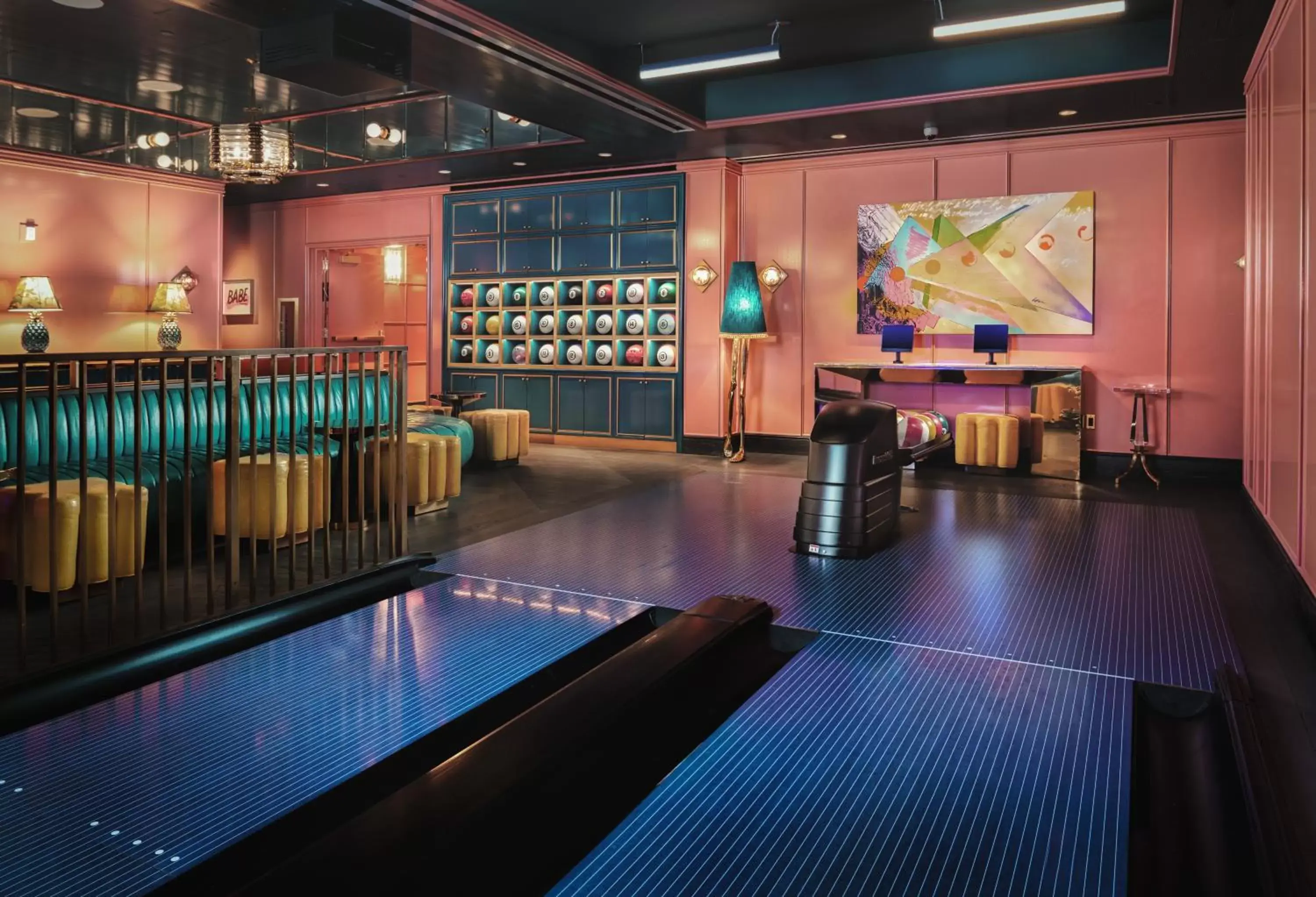 Bowling in Pendry West Hollywood