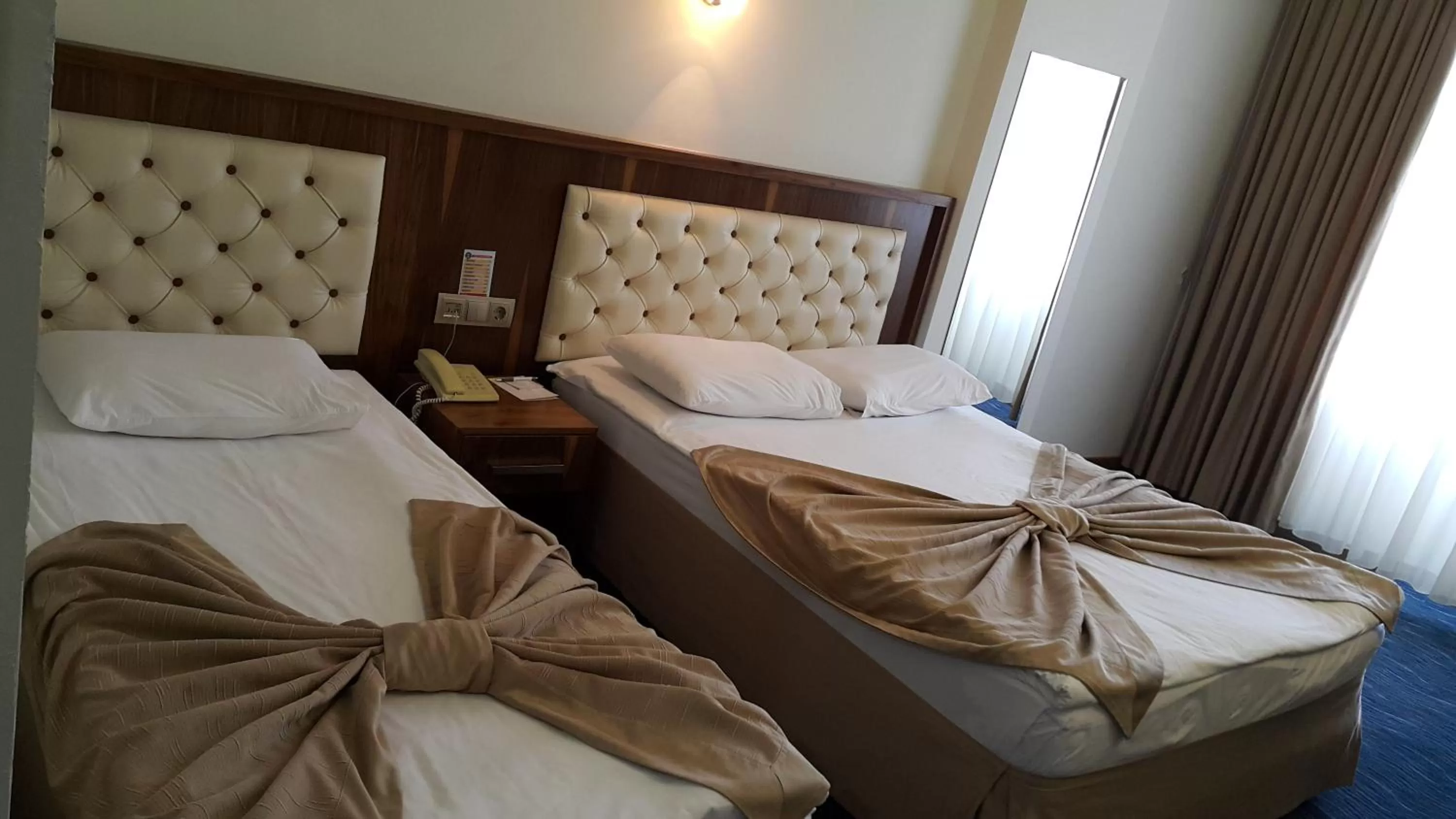 TV and multimedia, Bed in Miroglu Hotel