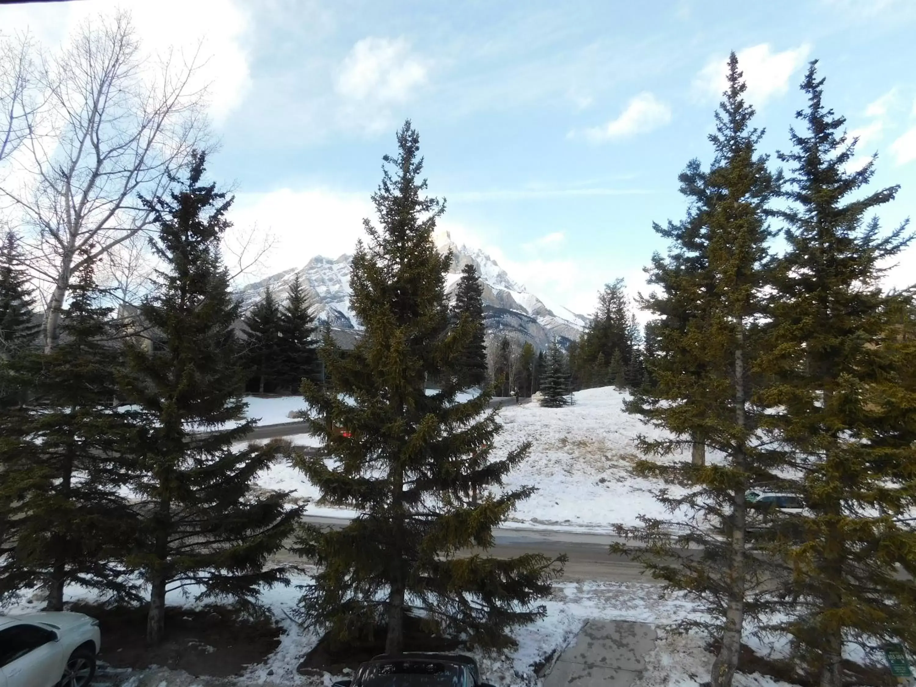 Mountain view, Winter in Douglas Fir Resort & Chalets