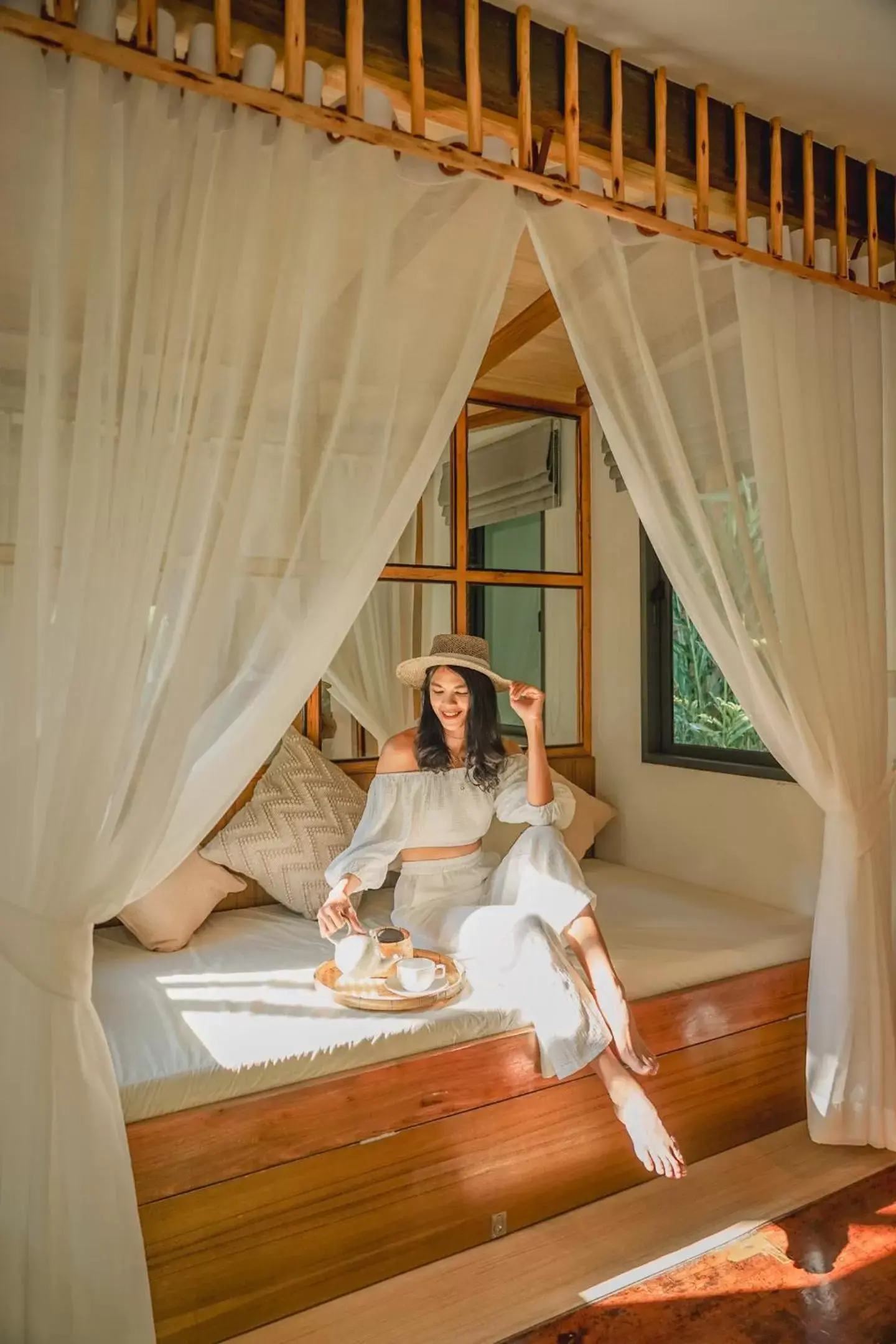 Seating area, Bed in The Spa Koh Chang Resort Seating area, Bed in The Spa Koh Chang Resort