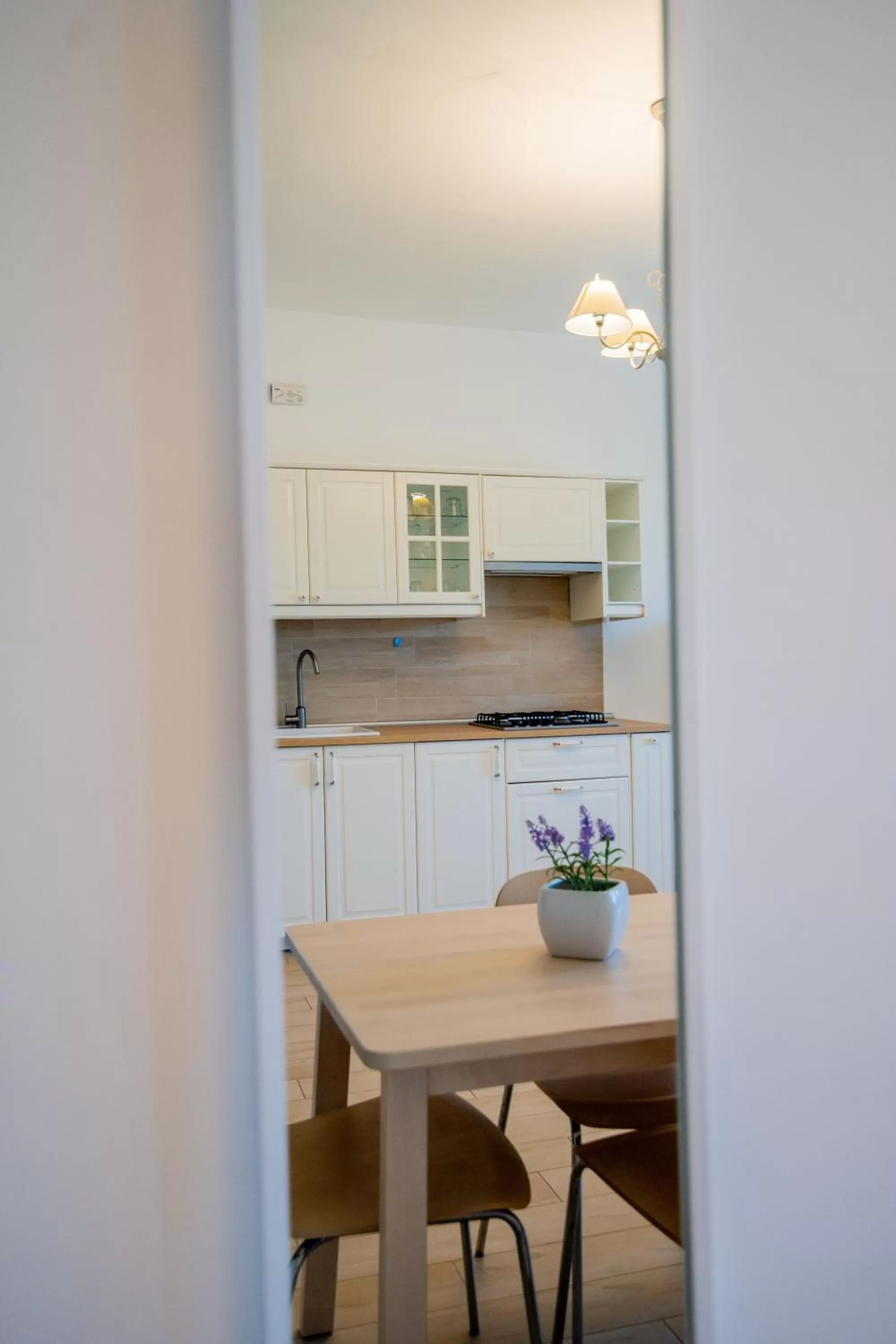 Kitchen or kitchenette in Residence O'Sole Mio Pompei