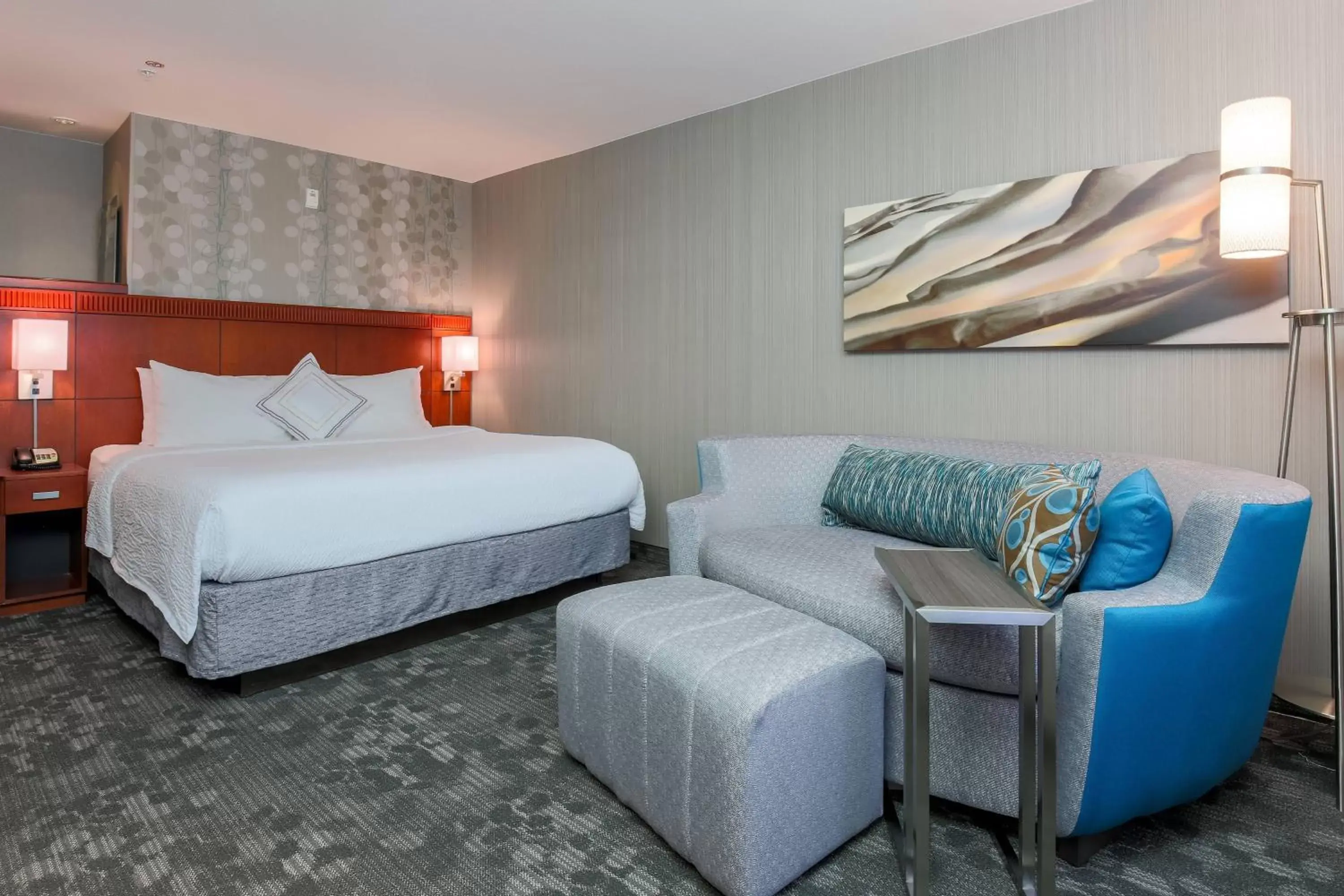 Photo of the whole room, Bed in Courtyard By Marriott Las Vegas Stadium Area