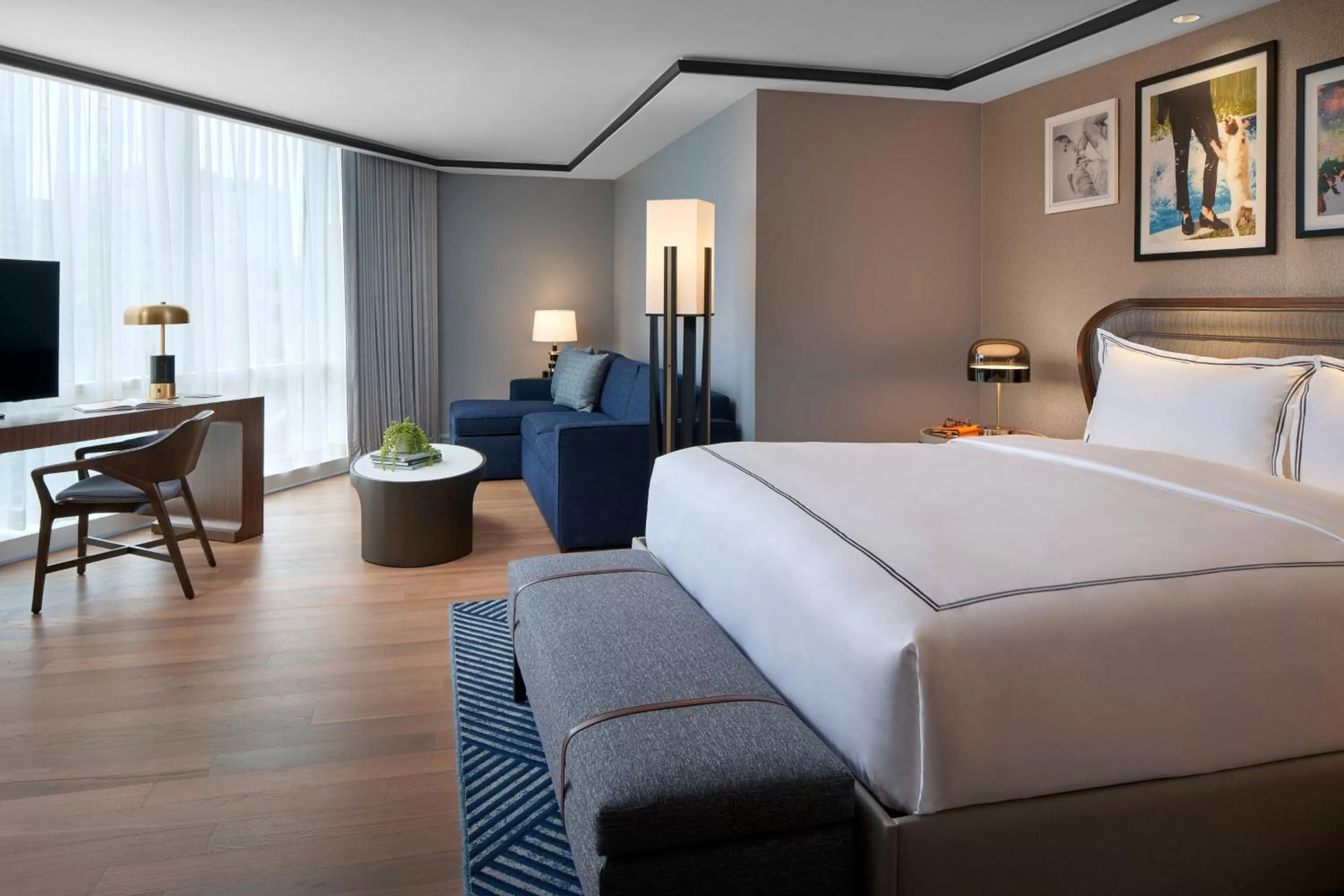 Photo of the whole room, Bed in The Opus Westchester, Autograph Collection