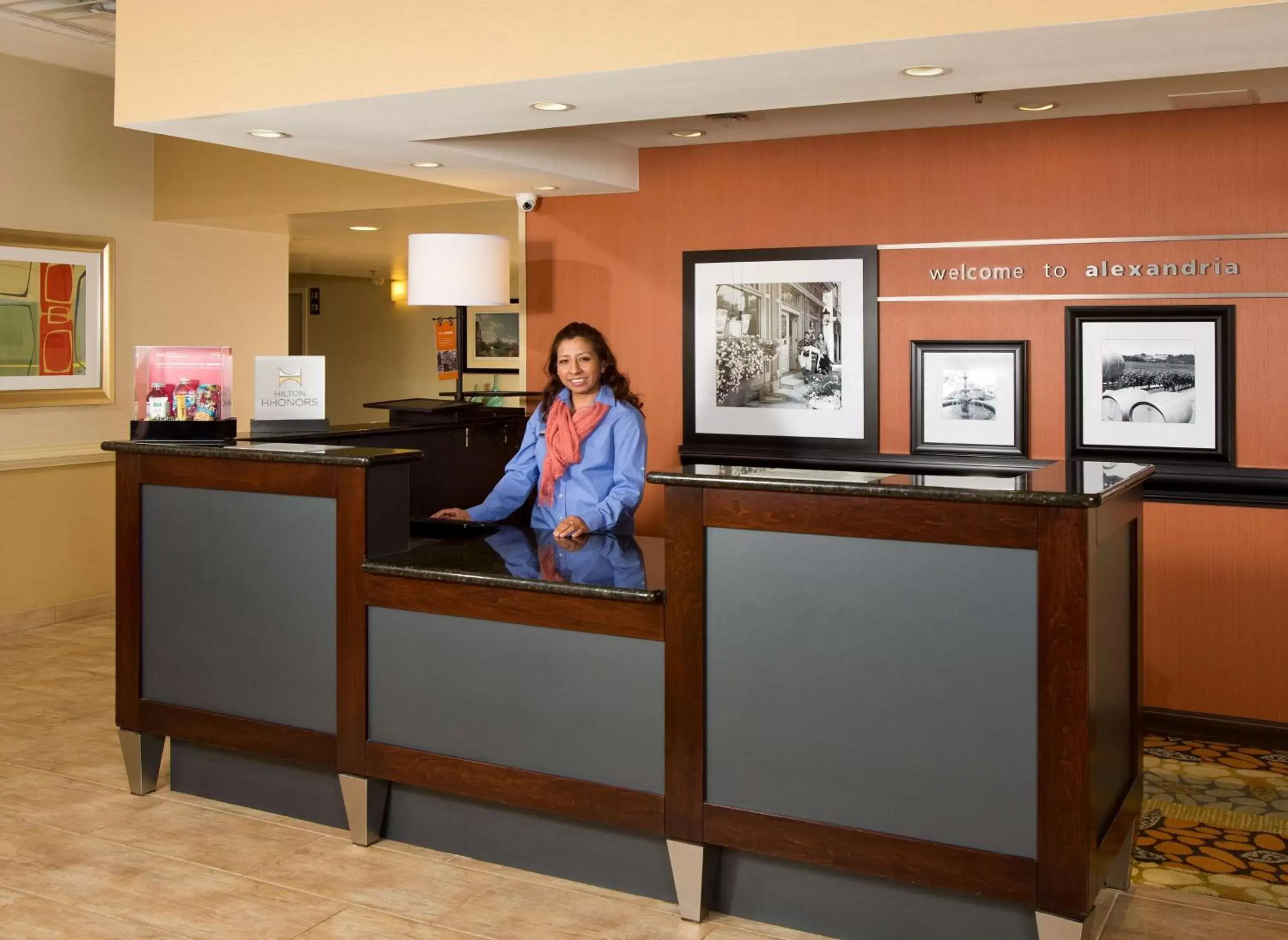 Lobby or reception in Hampton Inn Alexandria Lobby or reception in Hampton Inn Alexandria