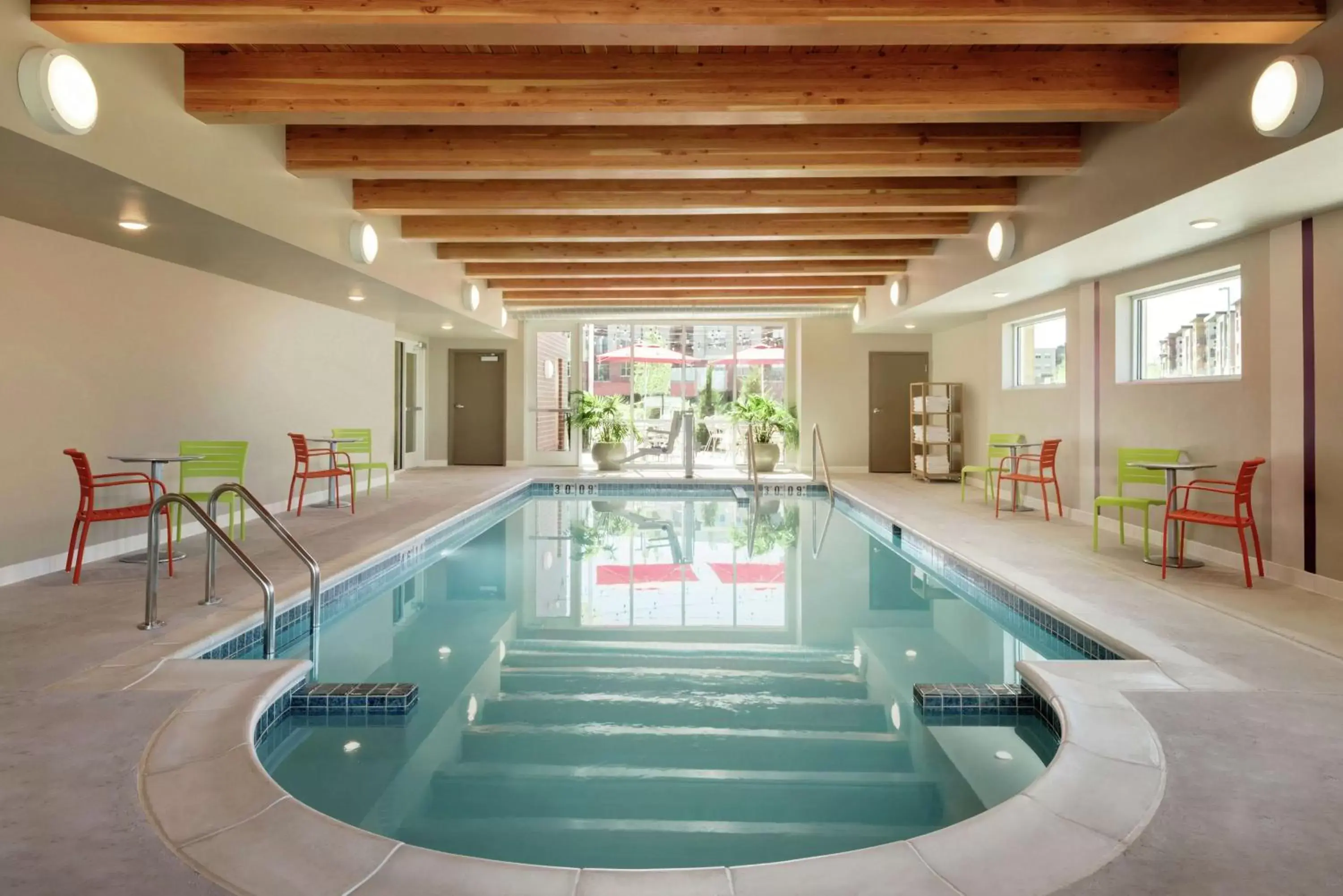 Pool view, Swimming Pool in Home2 Suites By Hilton Menomonee Falls Milwaukee
