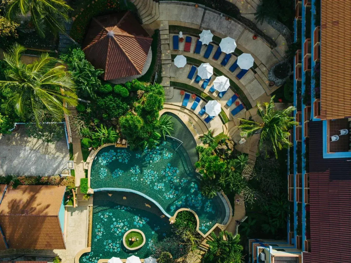 Pool view in Karona Resort & Spa - SHA Extra Plus Pool view in Karona Resort & Spa - SHA Extra Plus