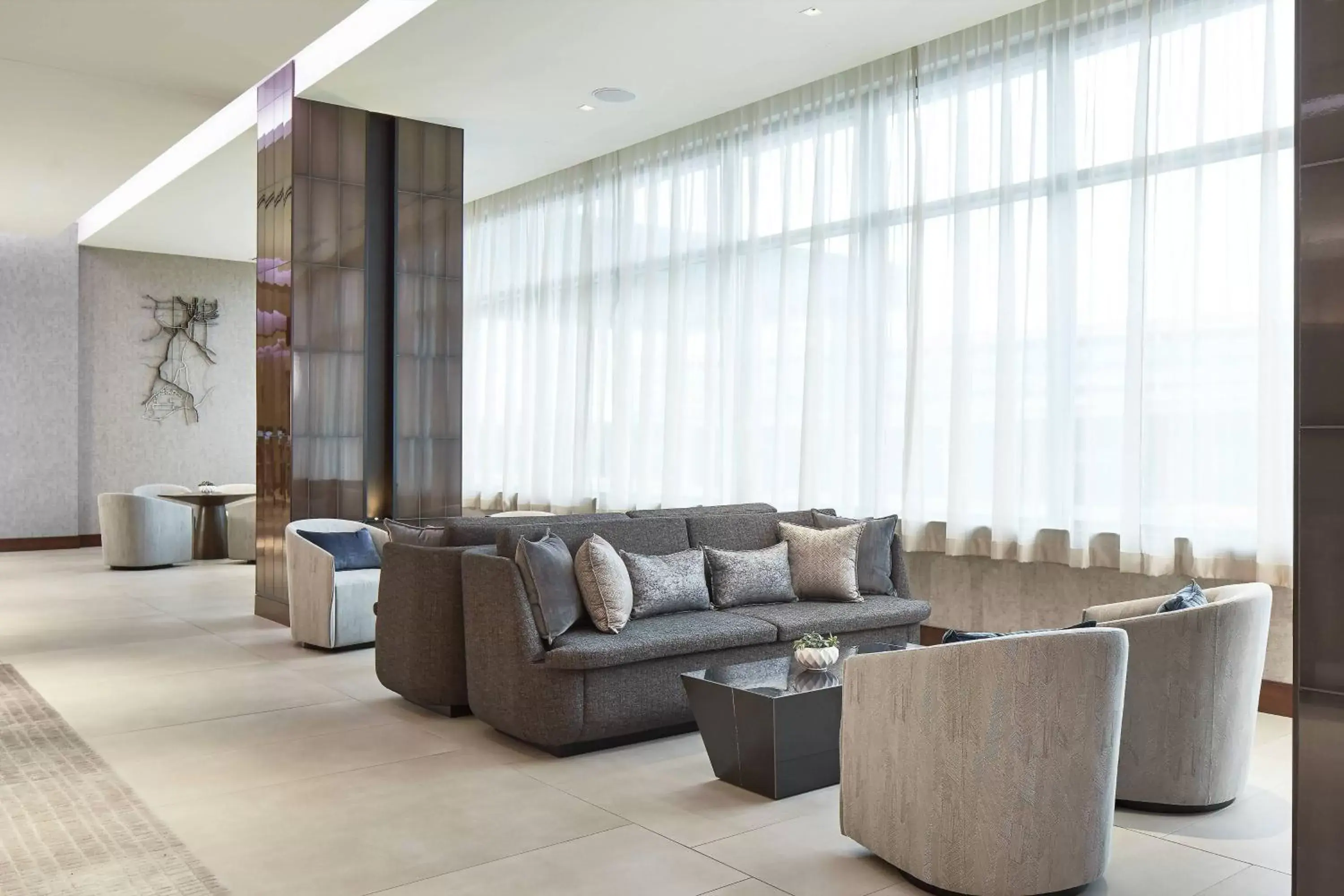 Lobby or reception in AC Hotel by Marriott Atlanta Airport Gateway