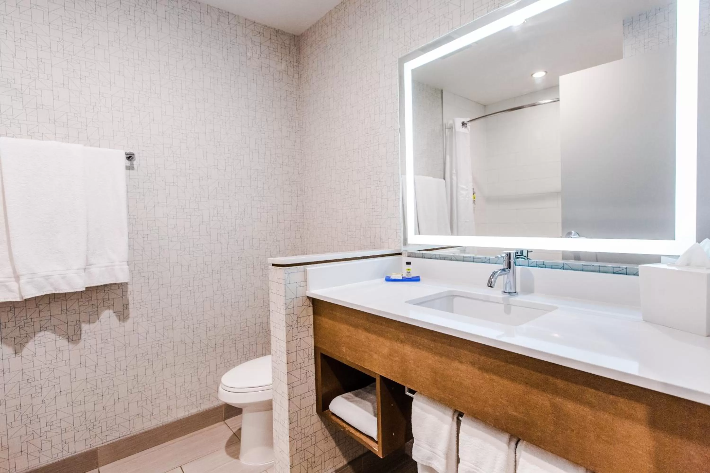 Bathroom in Holiday Inn Express & Suites - West Edmonton-Mall Area by IHG