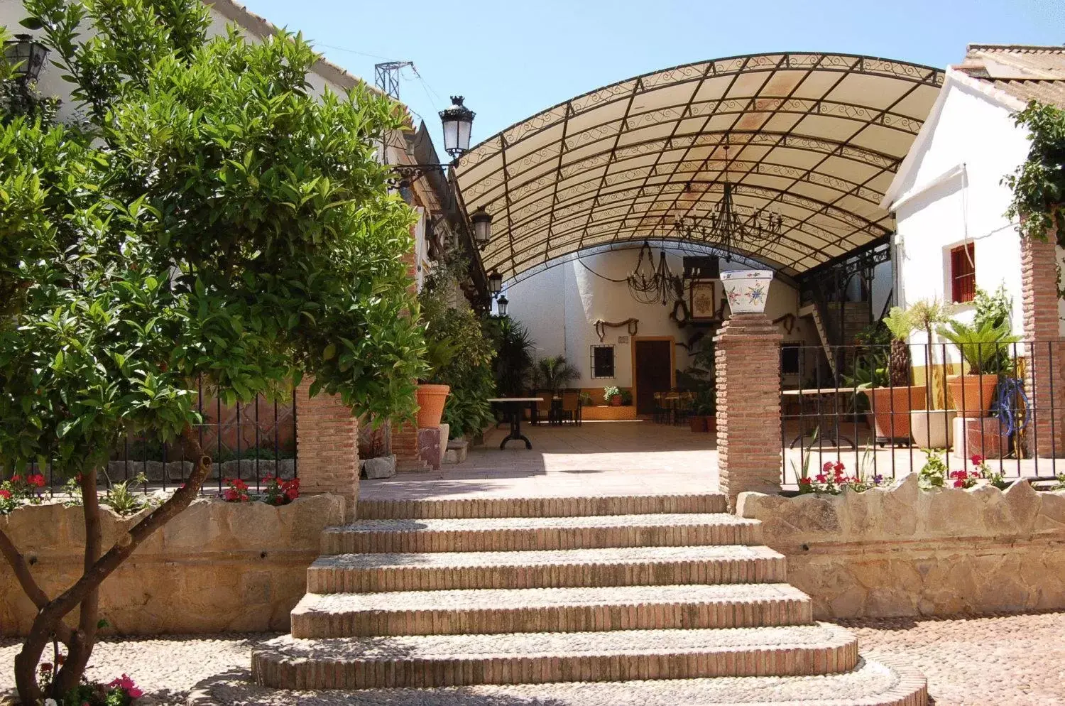 Facade/entrance in Finca Eslava