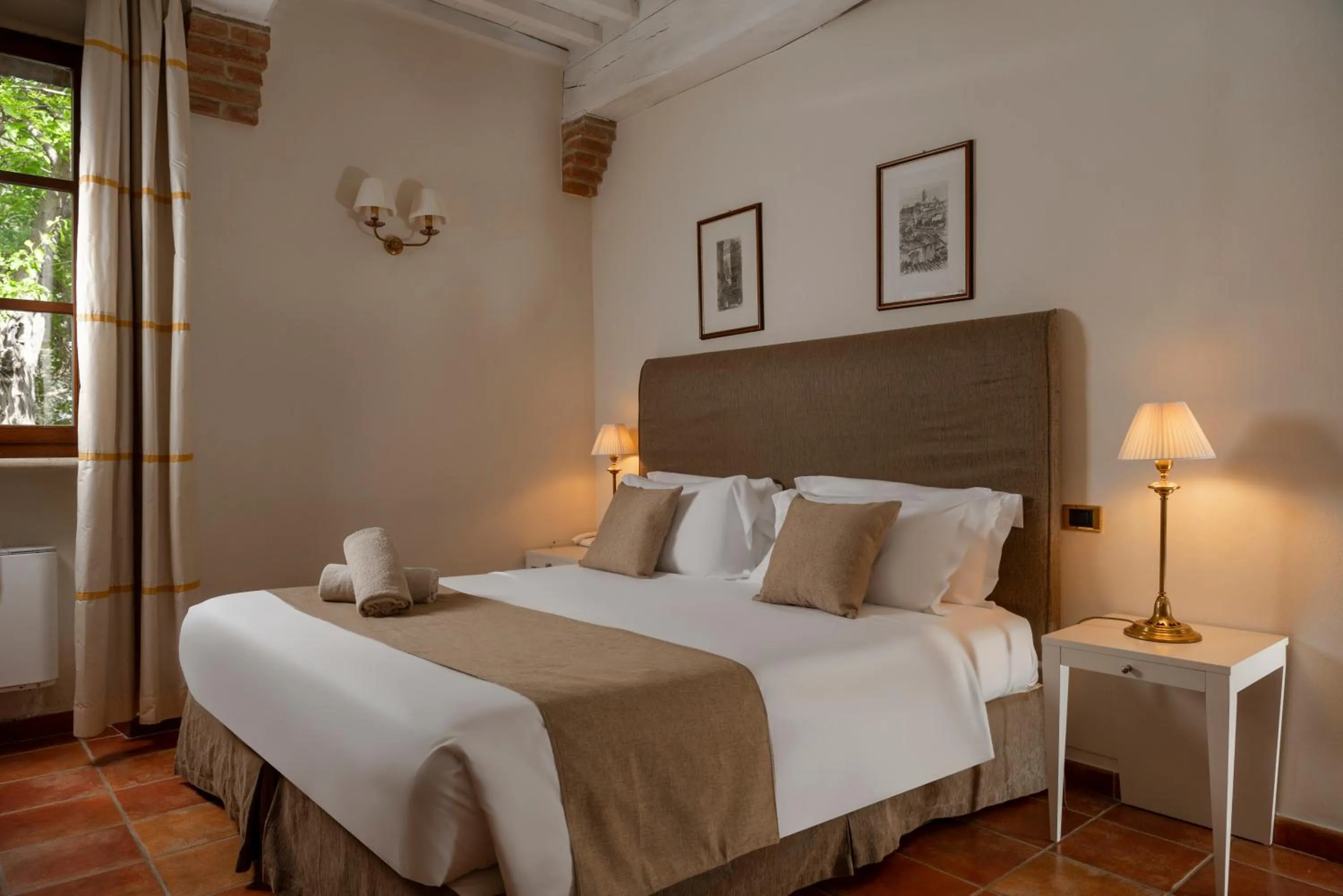 Bed in Castello di Leonina Relais - Adults Only